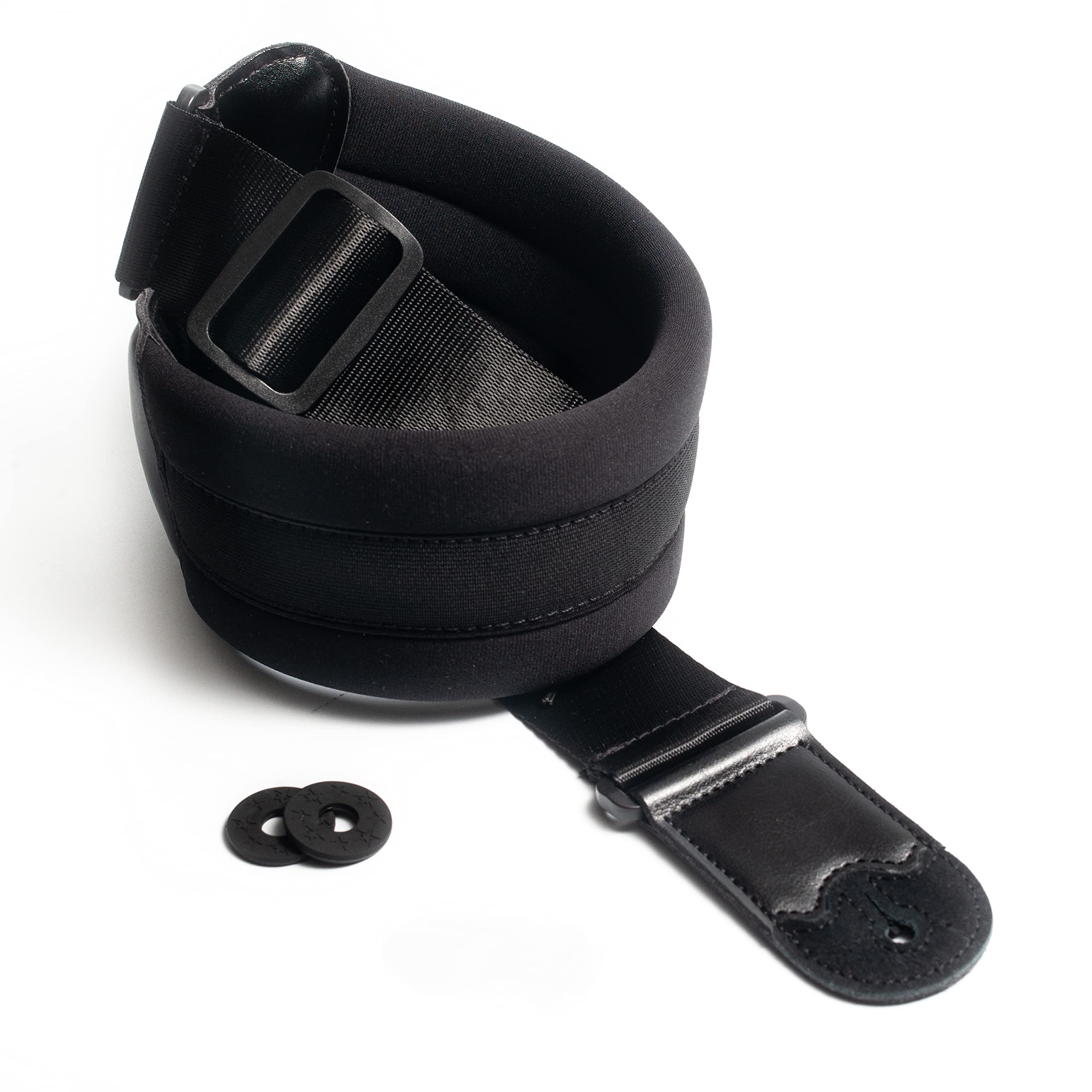 Guitar Strap For Bass, Electric & Acoustic Guitar, Strap Locks Included (Padded), One Size, LMR00_0101