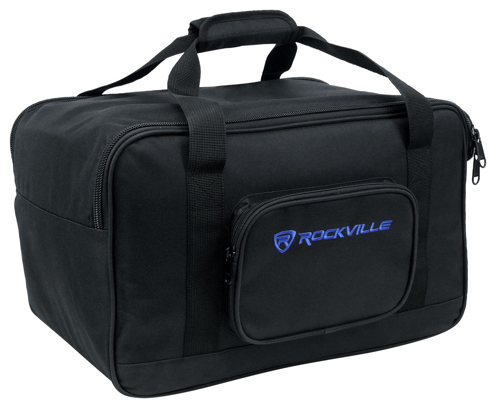 Rockville TB8 Padded Speaker Bag Carry Case for 8 DJ PA Speakers+Stand