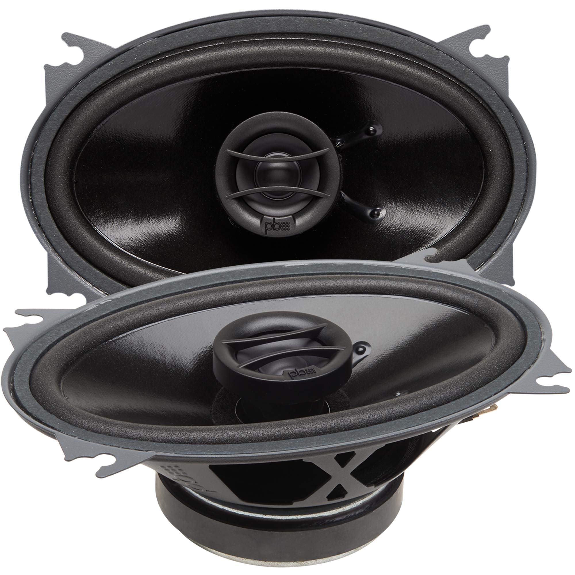 Powerbass S-4602 4 X 6 Coaxial OEM Speakers, Set of 2 (S4602)