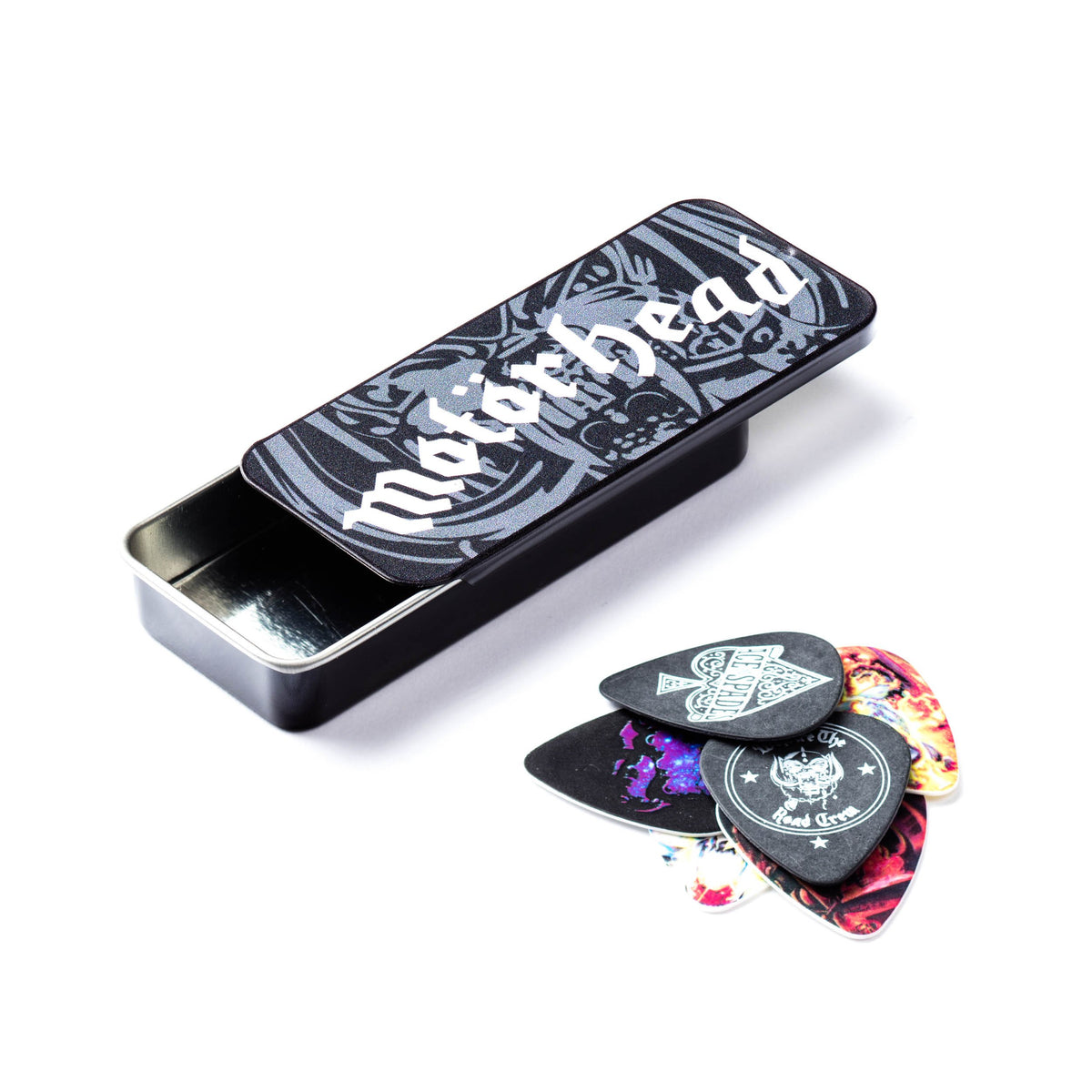 Dunlop Mhpt03 Motorhead Album Art Pick Tin, Assorted, .73Mm, 6 Picks/Tin