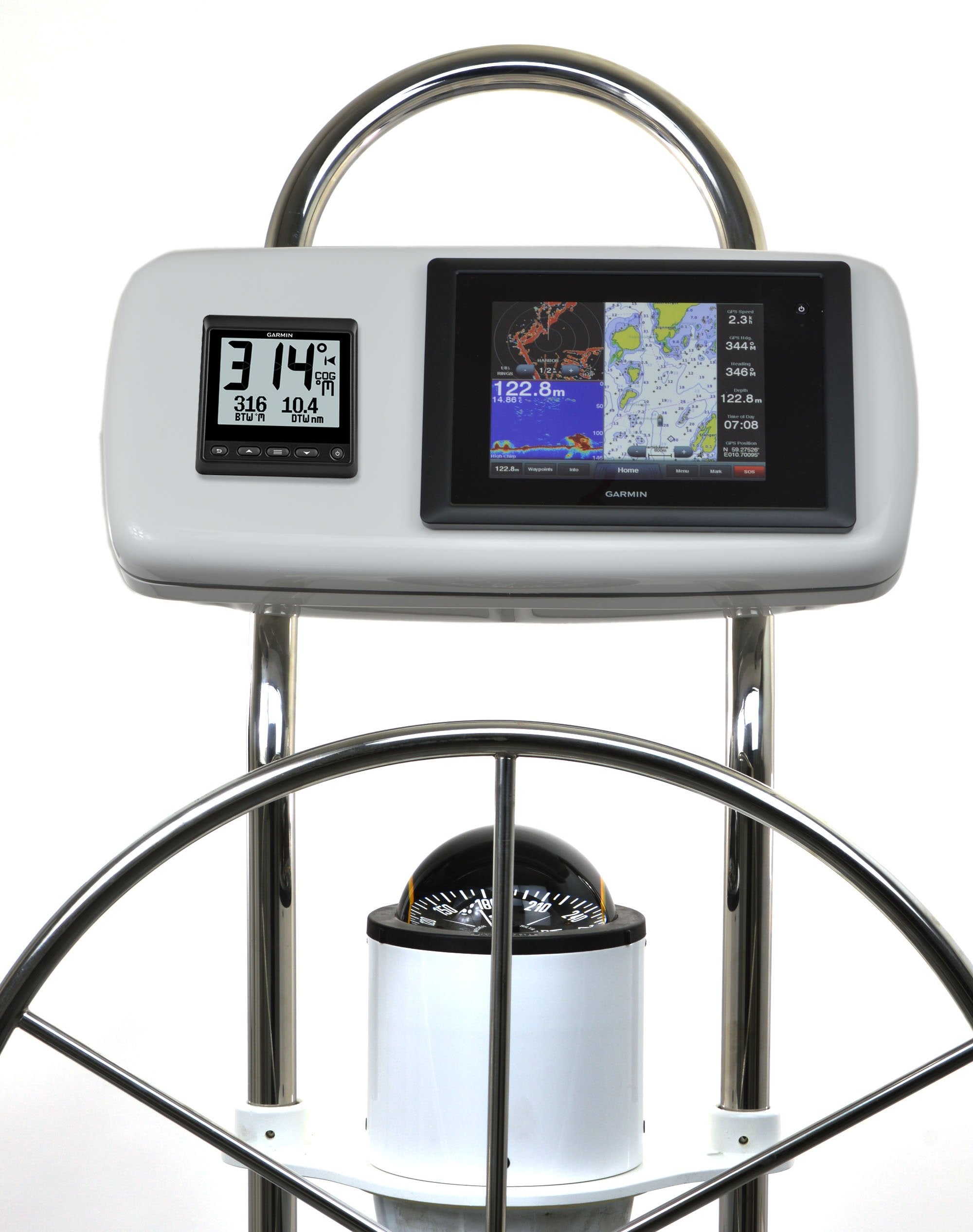 Navpod Gp2040-11 Systempod Pre-Cut F/Garmin 8008/8208 & 1 Instrument F/12'' Wide Guard,WBEEAB00TFSK440