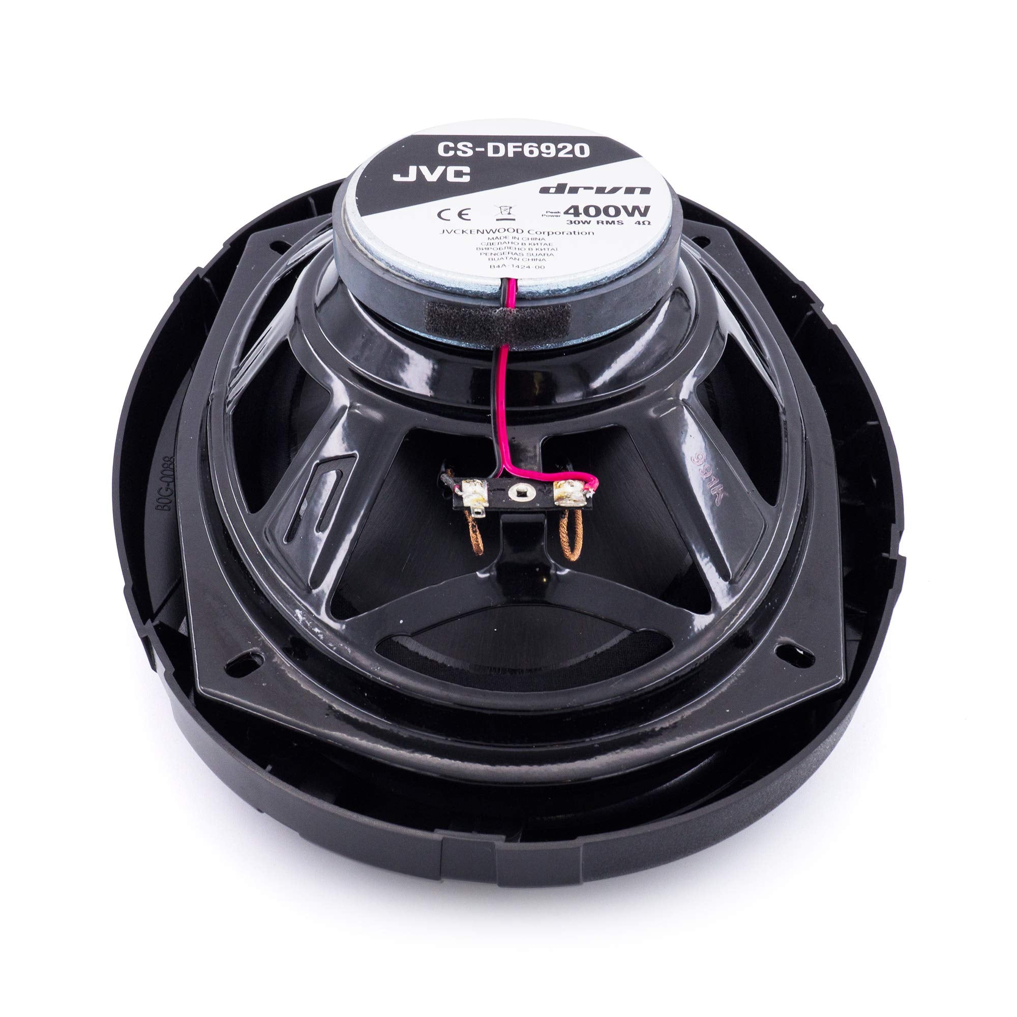 Jvc Cs Df6920 Drvn Series 6X9 Inch 2 Way 400 Watt Car Speakers (Coaxial)   Set Of 2 (Black) With Powerful Sound And Tough Lookin