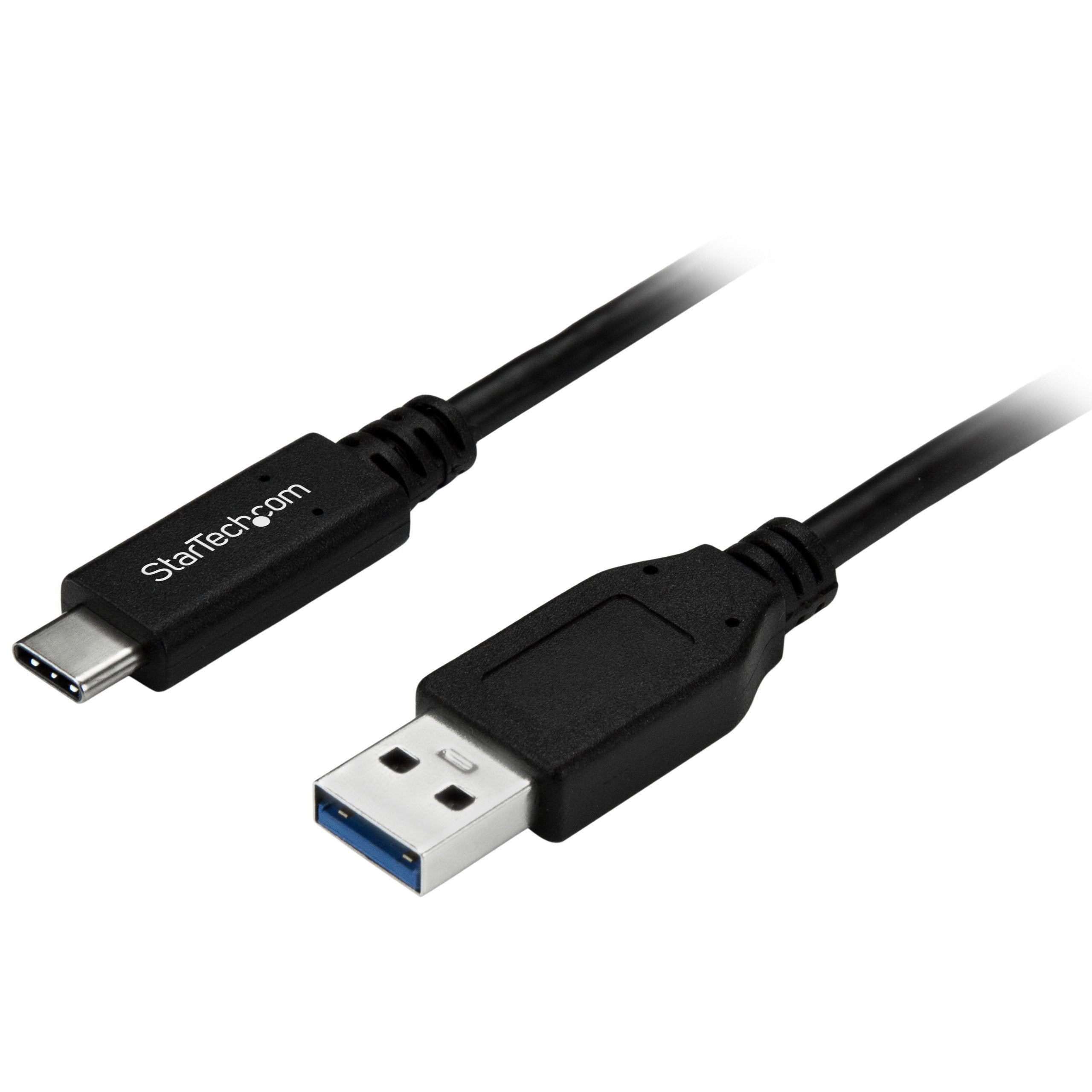 StarTech.com USB to USB C Cable - 1m / 3 ft - 5Gbps - USB A to USB C - USB Type C - USB Cable Male to Male - USB C to USB (USB31
