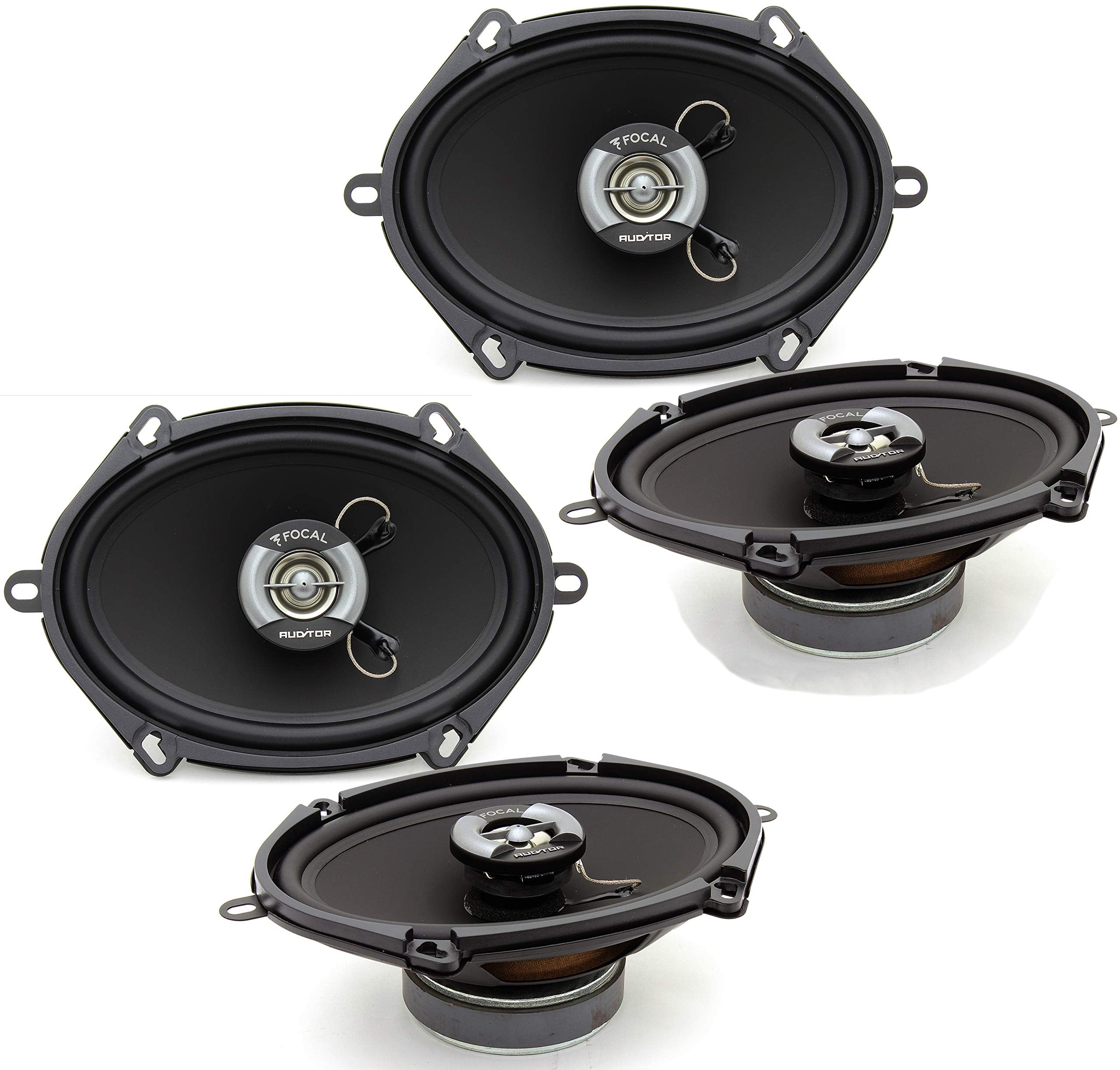 2 Sets of Focal R-570C 5x7 120W RMS 2-Way Auditor Series Coaxial Speakers