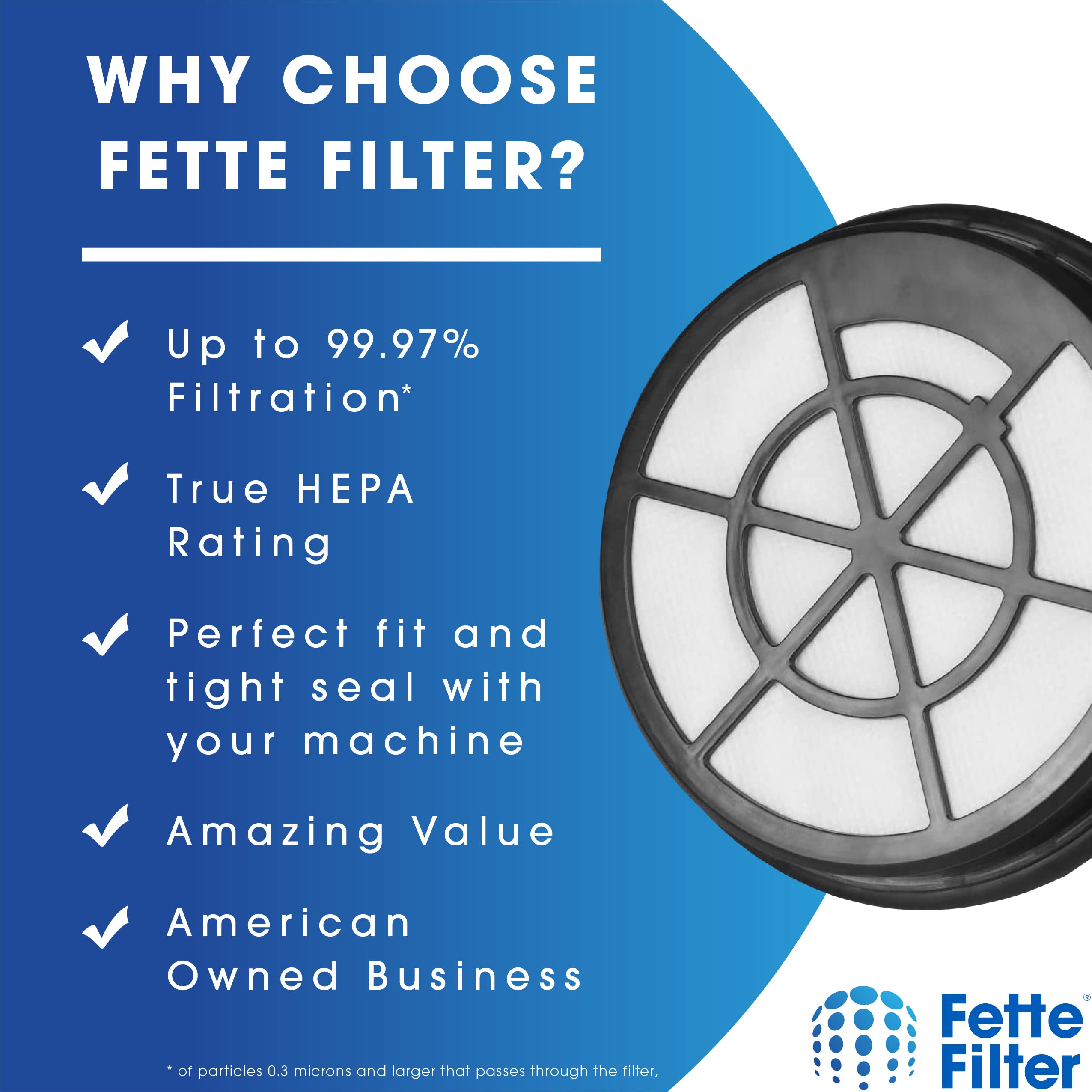 Fette Filter   4 Pack Filter Compatible With Eureka Whirlwind Bagless Canister Vacuum Nen110B Nen110A Nen110D   Part # Nen0101