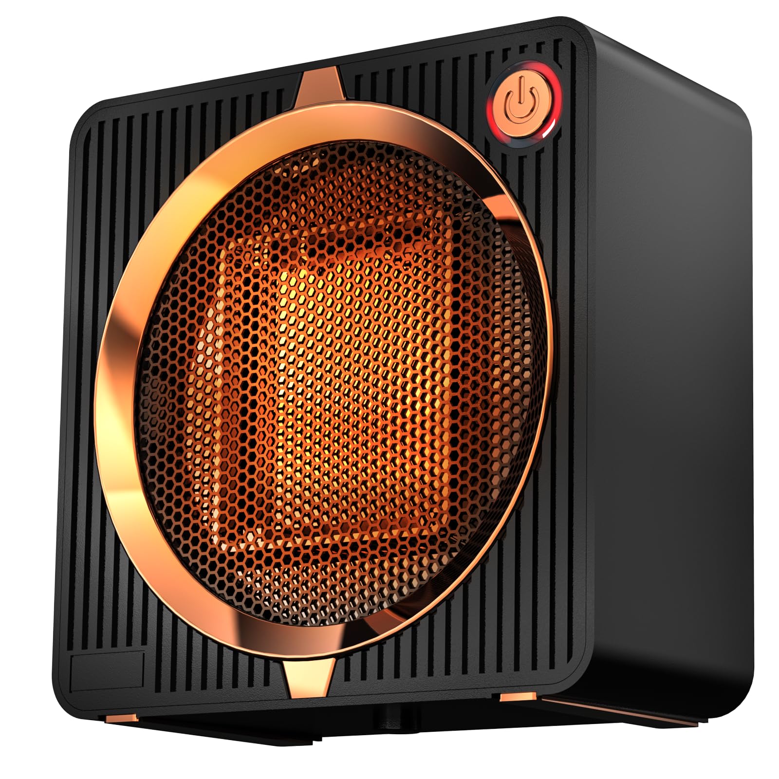 Electric Space Heater, Energy Efficient Portable Space Heaters For Indoor Use, Ptc Ceramic Small Desk Heater, Overheating & Tip 