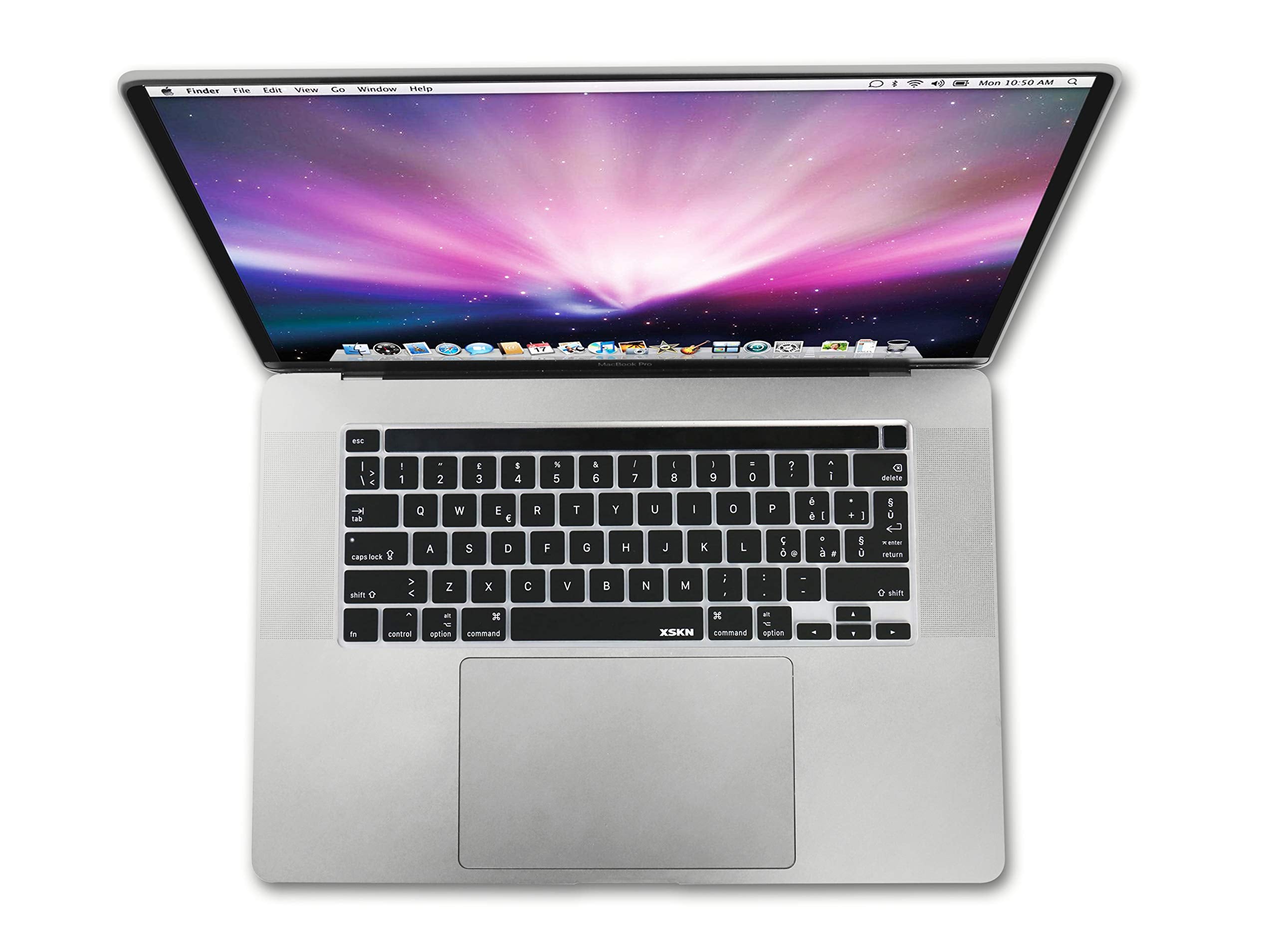 Xskn Italian Black Silicone Keyboard Cover Skin For 2019 New Macbook Pro 16 Inch A2141 And 2020 New Macbook Pro 13.3 Inch A2338