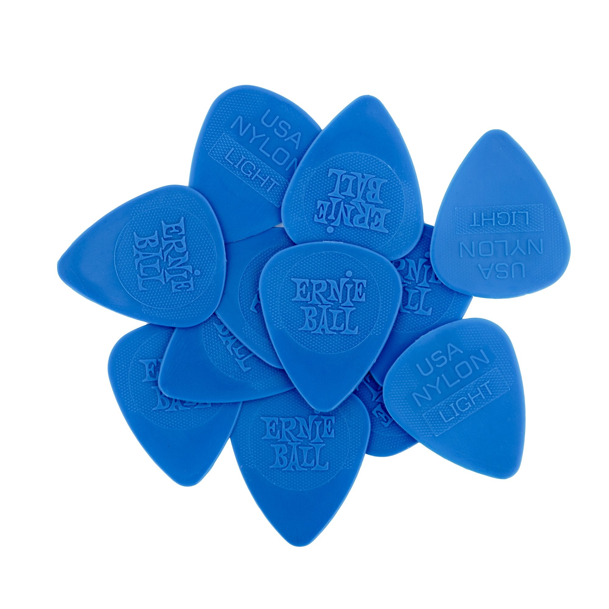 Ernie Ball Nylon Guitar Picks, Thin, 12 Pack (P09135)