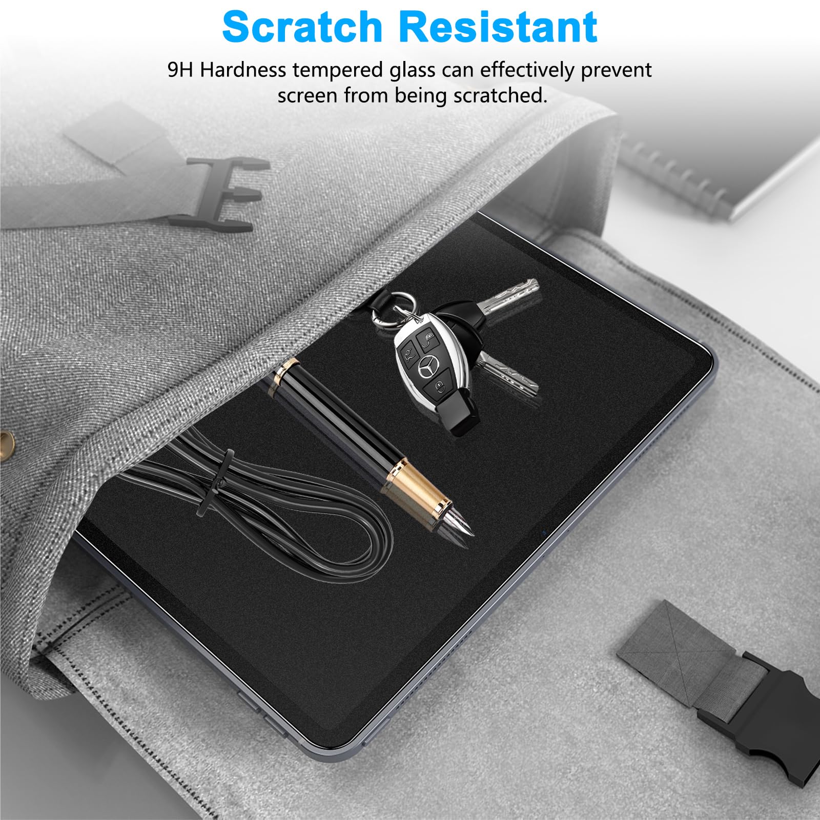 Szjcltd [2 Pack Matte Glass Screen Protector For Ipad Pro 11 Inch 2024 (Not Privacy), Anti Glare/Anti Fingerprint/9H Tempered Gl