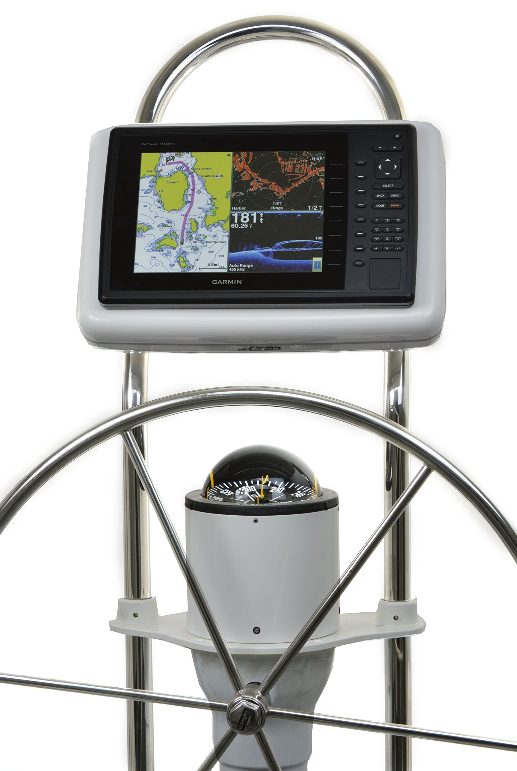 Navpod Gp2201 Sailpod Pre-Cut For Garmin 1020/1020Xs/1040Xs For 12'' Wide Guard,WBEEAB00OLF62V6