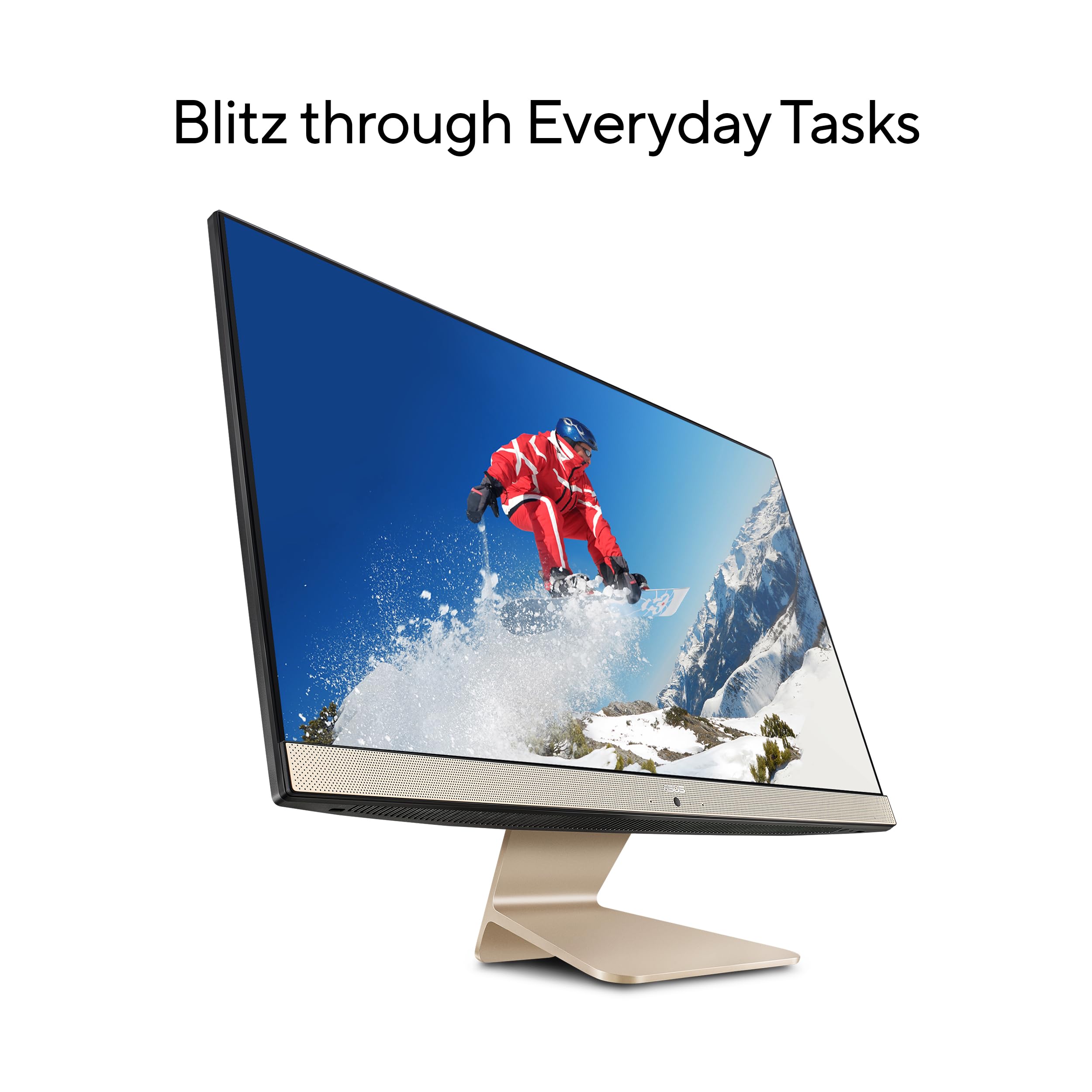 Asus Aio M3400 All-In-One Desktop Pc, 23.8-Inch Full Hd Anti-Glare Display, Amd Ryzen 5 5625U Processor, 8Gb Ddr4 Ram, 512Gb Nvm