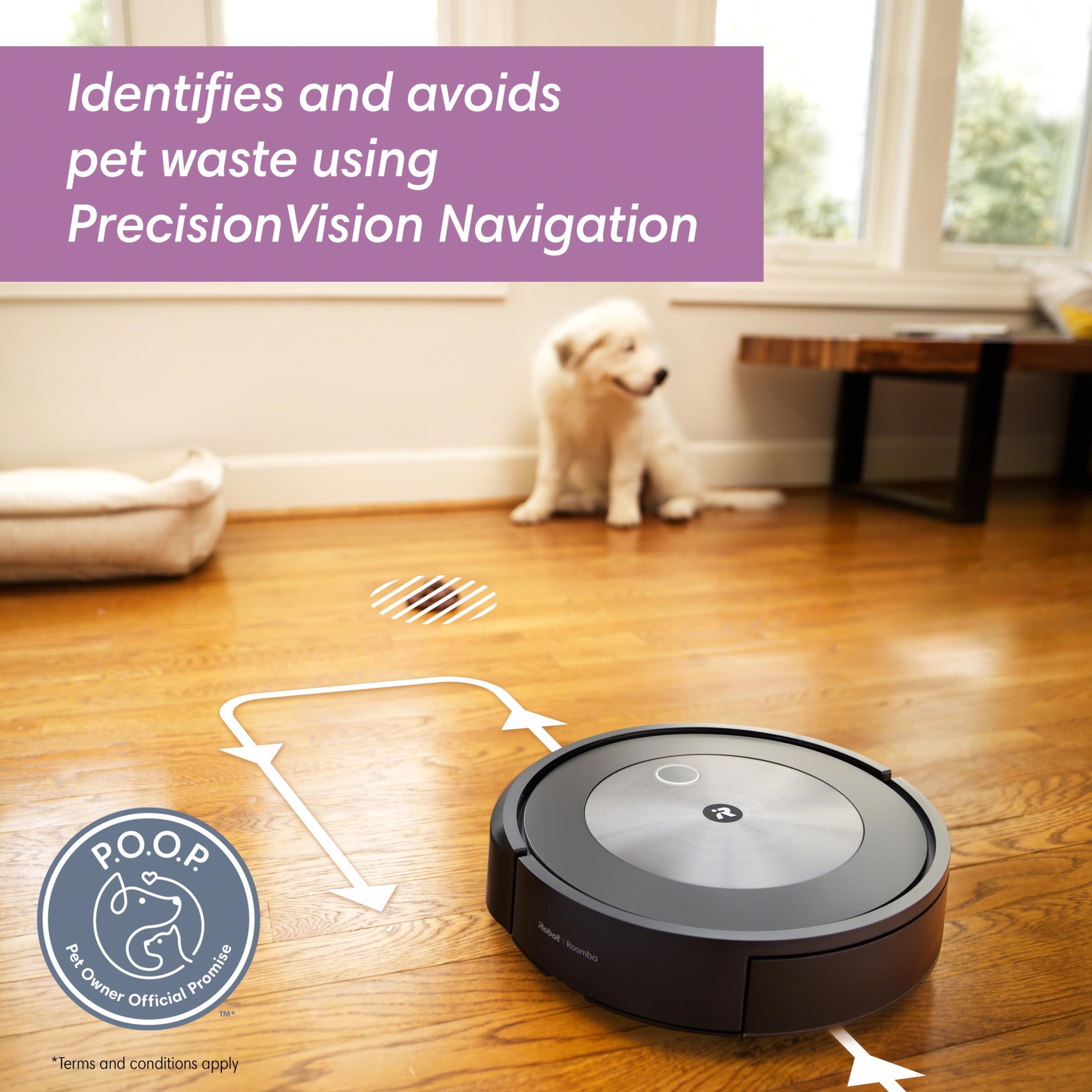 Irobot Roomba J7+ (7550) Self Emptying Robot Vacuum   Uses Precisionvision Navigation To Identify & Avoid Objects Like Socks, Sh