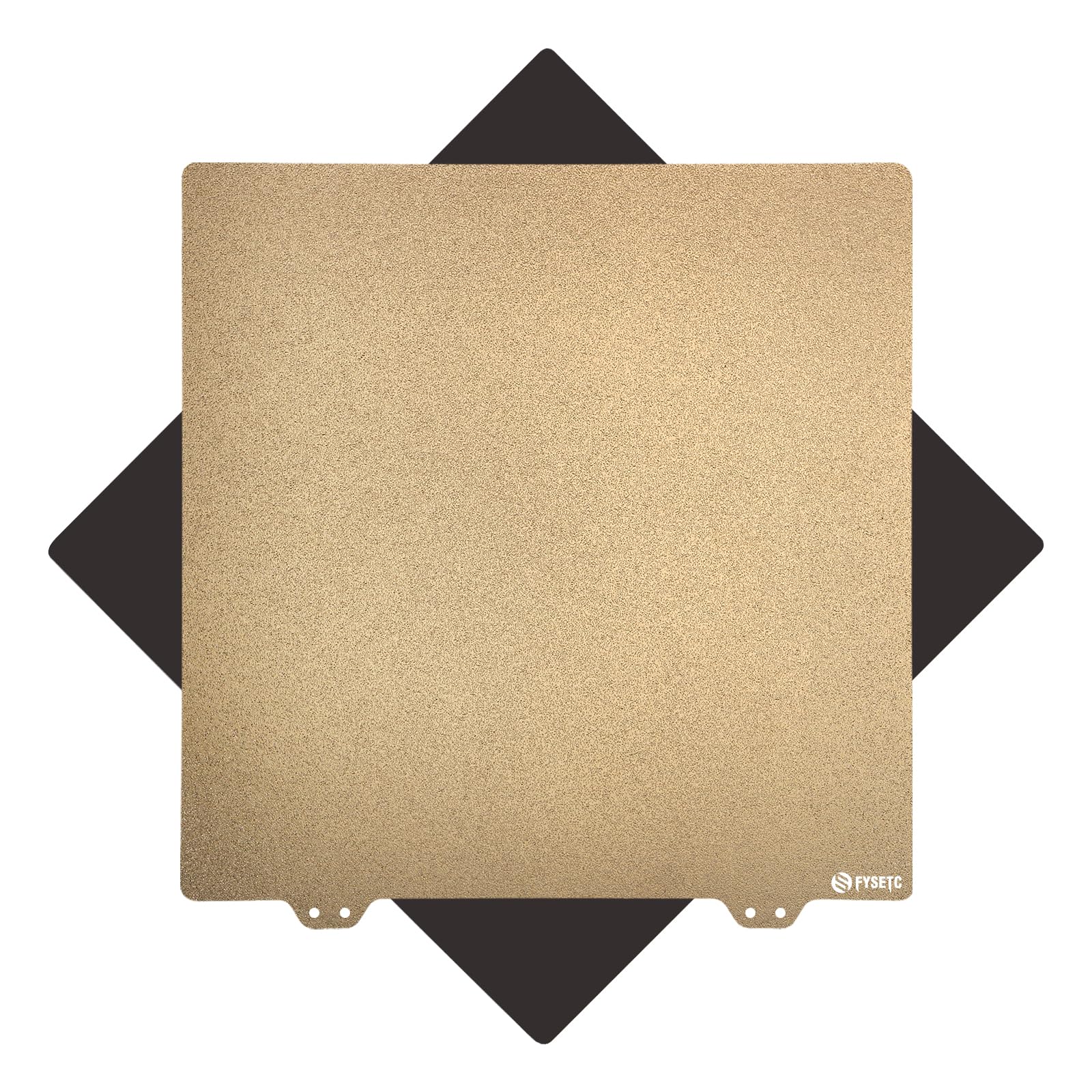 Fysetc 3D Printer Geetech A30 Bed 330X330Mm Removable Textured Pei Spring Steel Plate + Sticker Smooth Hotbed Cover Build Surfac