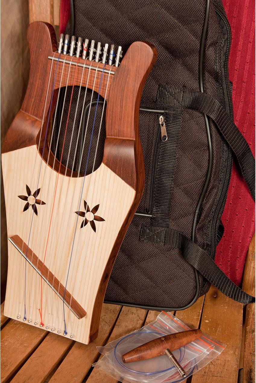 Mid East Mini Kinnor Harp   Light