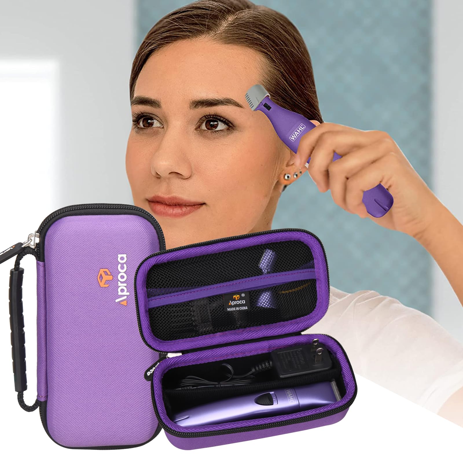 Aproca Hard Travel Storage Case, For Wahl Pure Confidence Rechargeable Electric Trimmer And Accessories