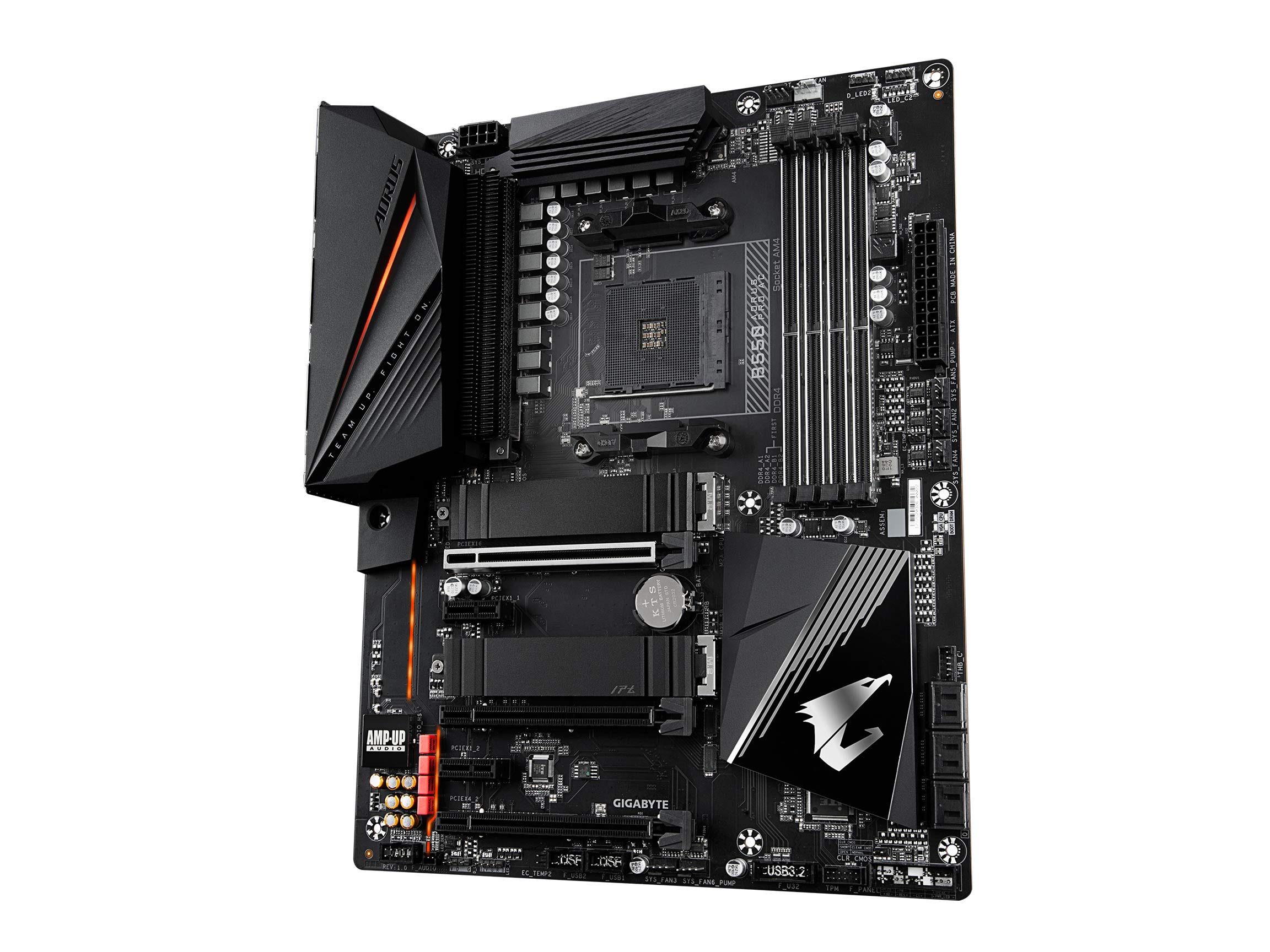 Gigabyte B550 Aorus Pro Ac (Am4 Amd/B550/Atx/Dual M.2/Sata 6Gb/S/Usb 3.2 Gen 2/Intel Dual Band 802.11Ac Wifi/2.5 Gbe Lan/Pcie 4.