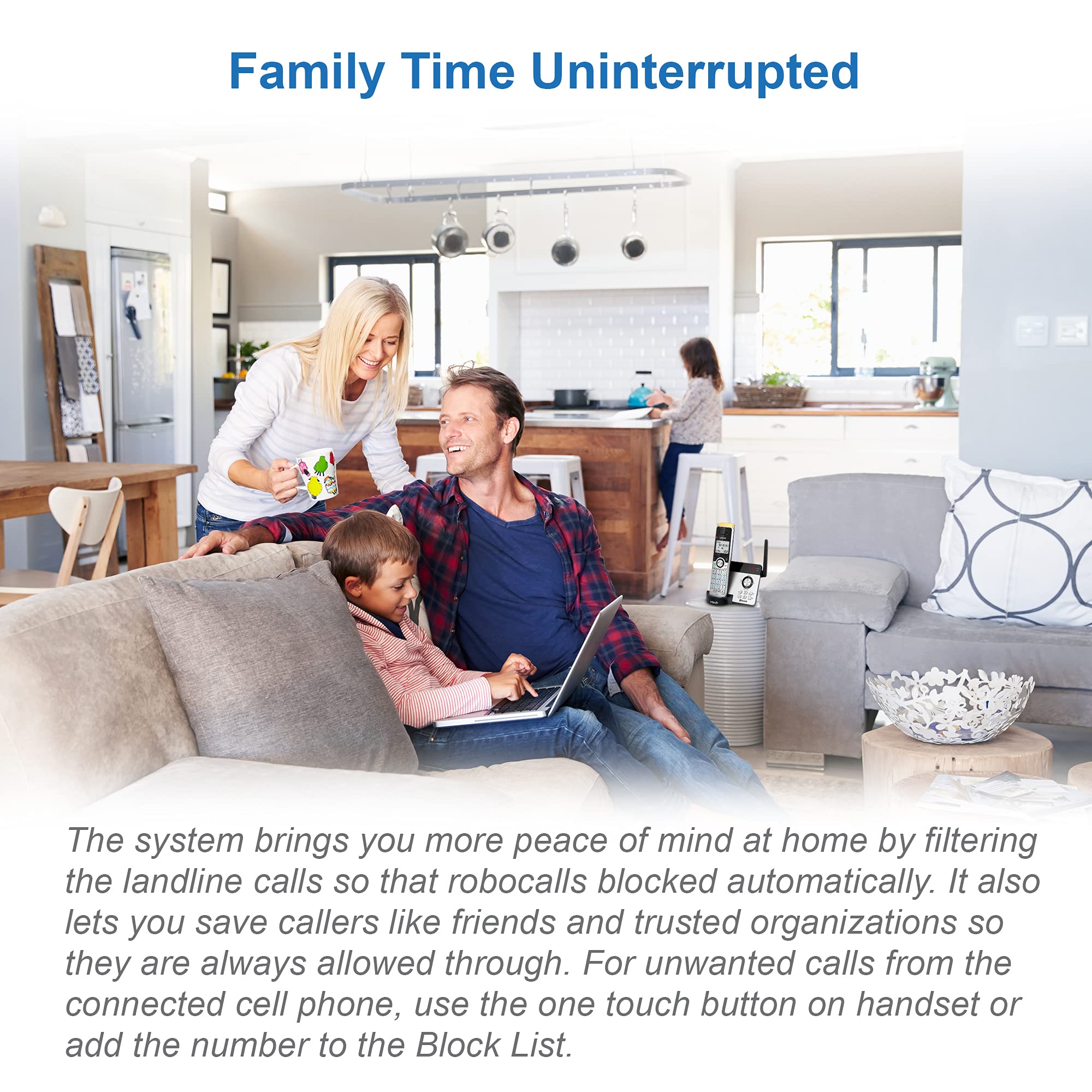 Vtech Is8121-2 Super Long Range Up To 2300 Feet Dect 6.0 Bluetooth 2 Handset Cordless Phone For Home With Answering Machine, Cal