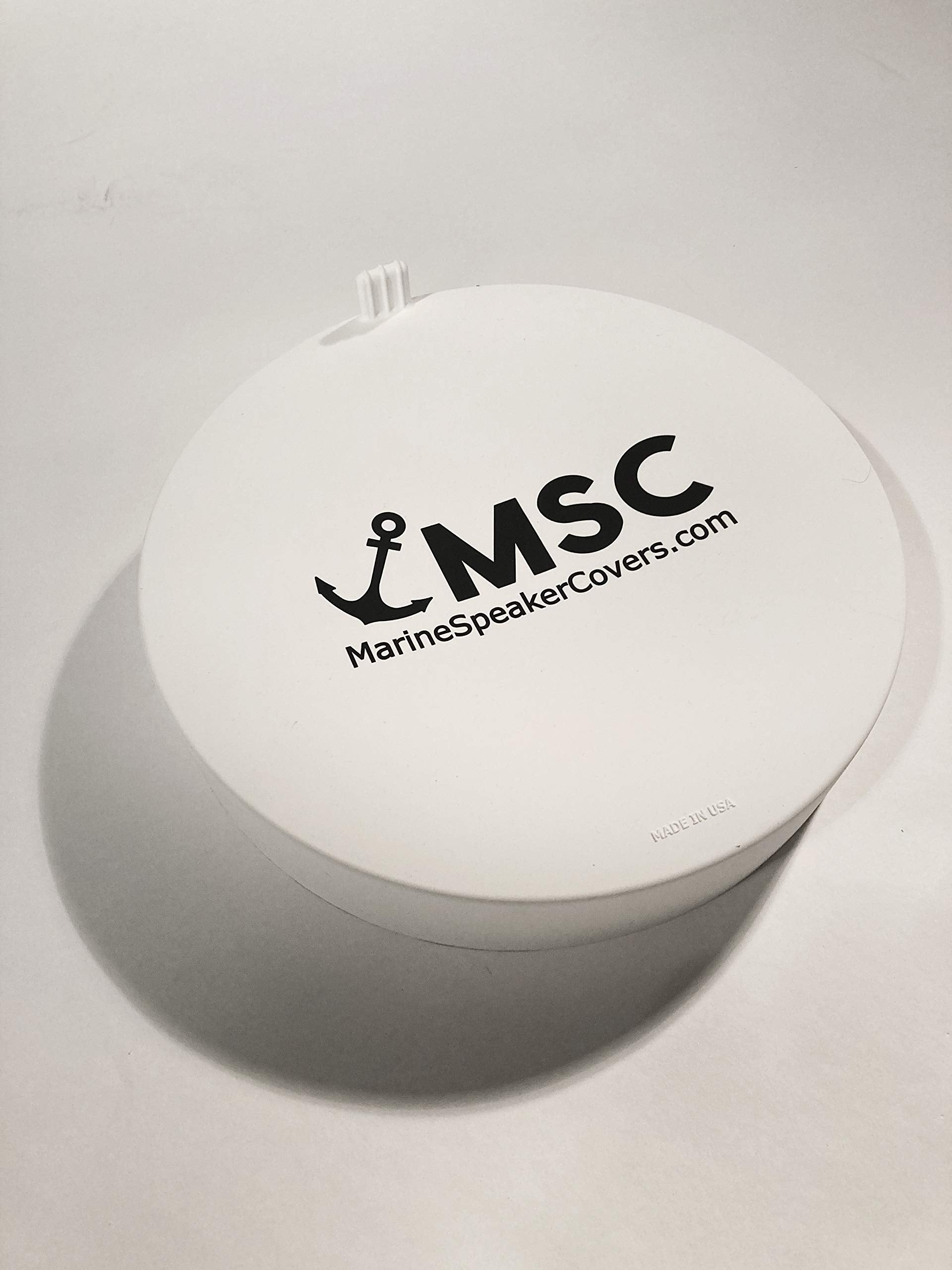 Marine Speaker Covers 8.8 Inch 215Mm | Sold As Pair | Sun, Water, Dust Protection | Patented, Military Grade Silicone Design | B