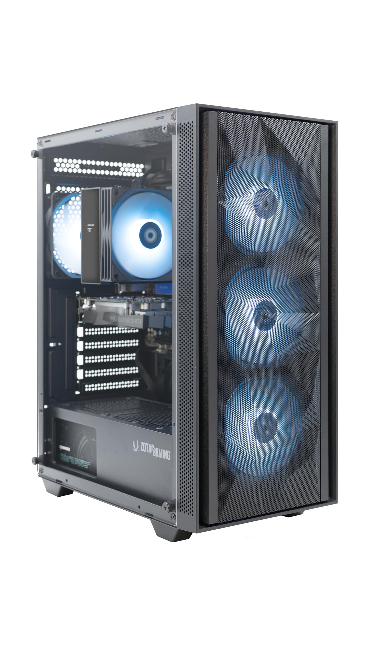 ZOTAC MEK Gaming PC Desktop, NVIDIA GeForce RTX 3050 6GB GDDR6, AMD Ryzen 5 5500 Up to 4.2GHz, 16GB DDR4, 500GB NVMe SSD, 650W 8