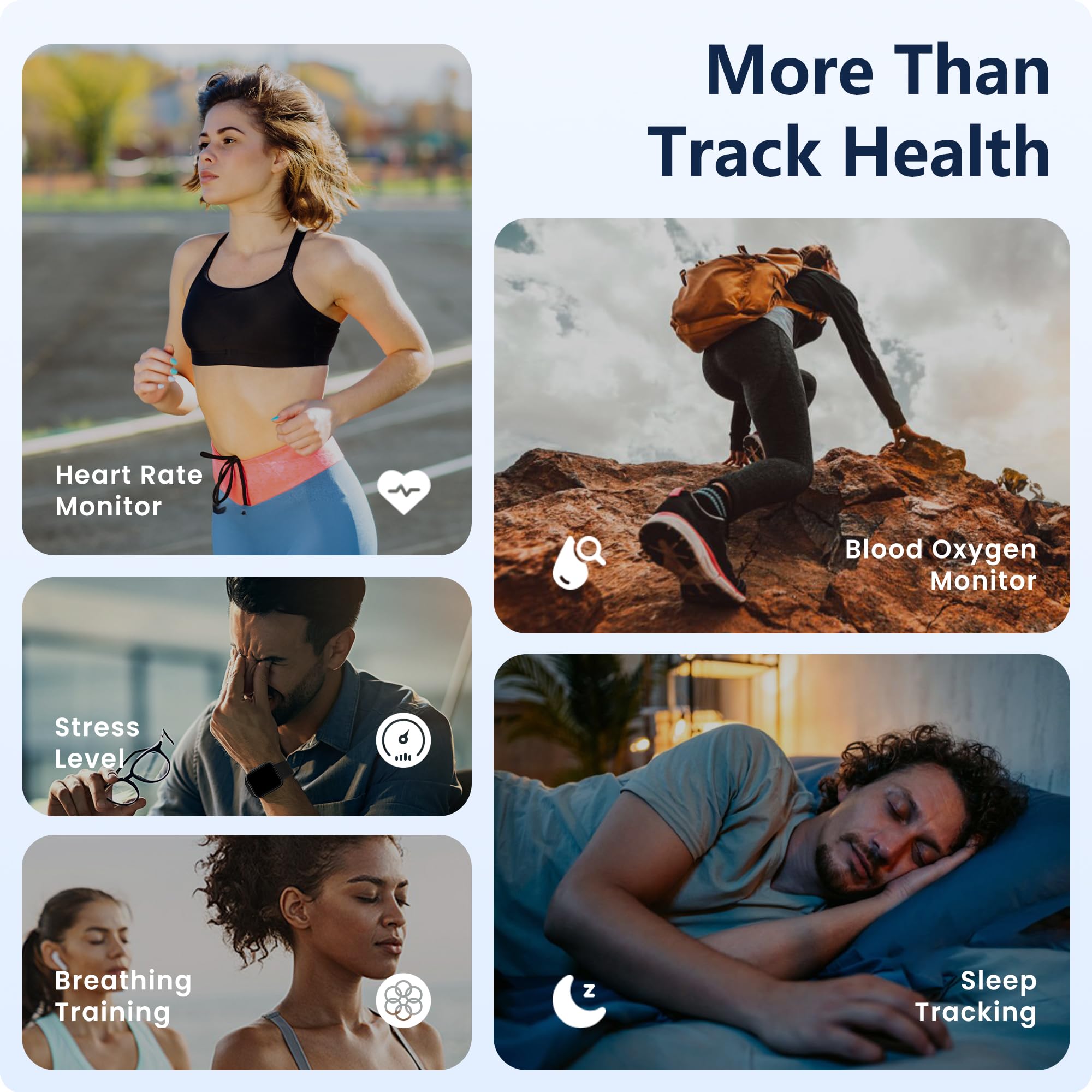 Smart Watch For Men Women [46Mm], Bluetooth Call, 24/7 Heart Rate/Spo2/Sleep/Stress Level Monitor, 120+ Sports Modes, Gps Fitnes