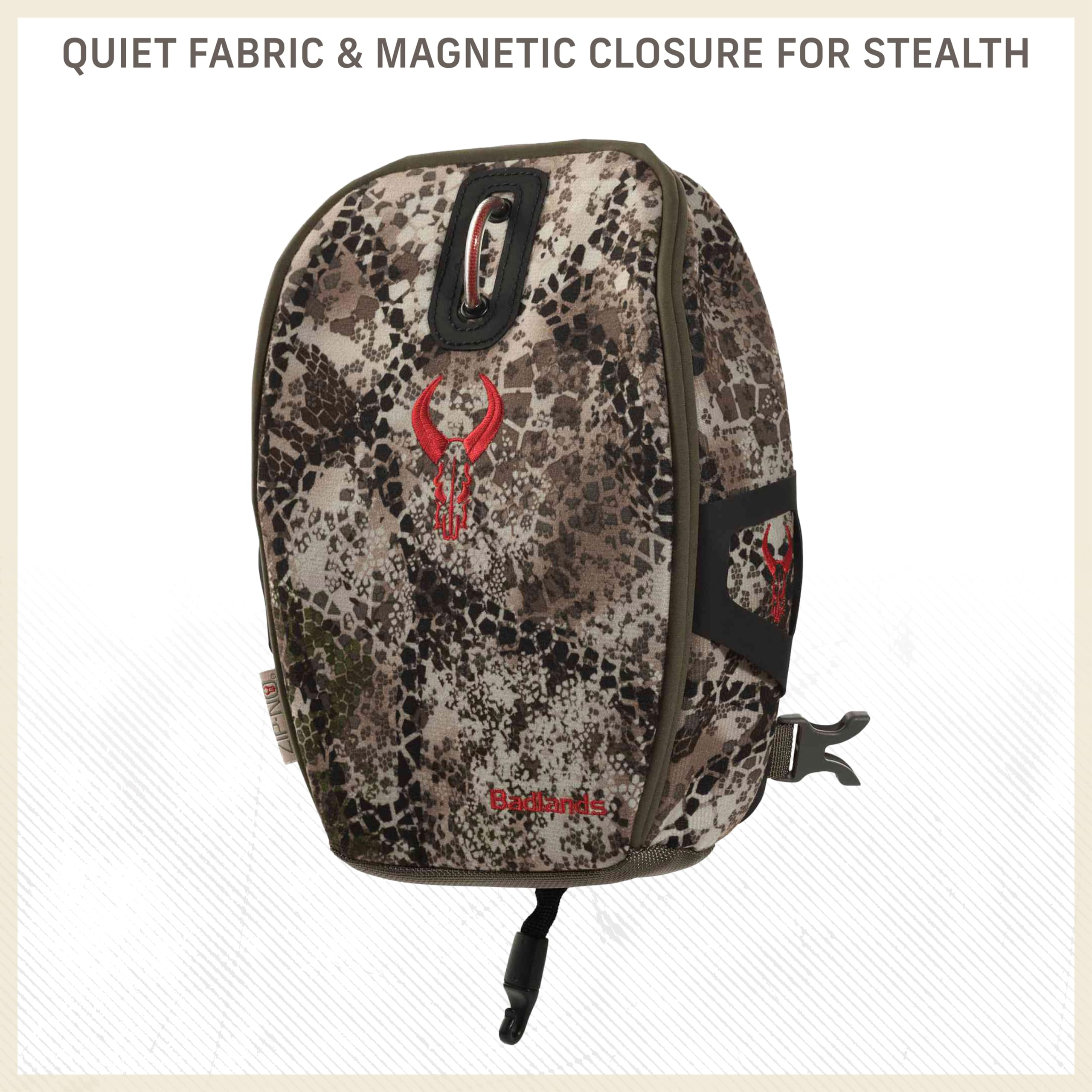 Badlands Mag Bino Case   Hydration Compatible Binocular Case, Mud