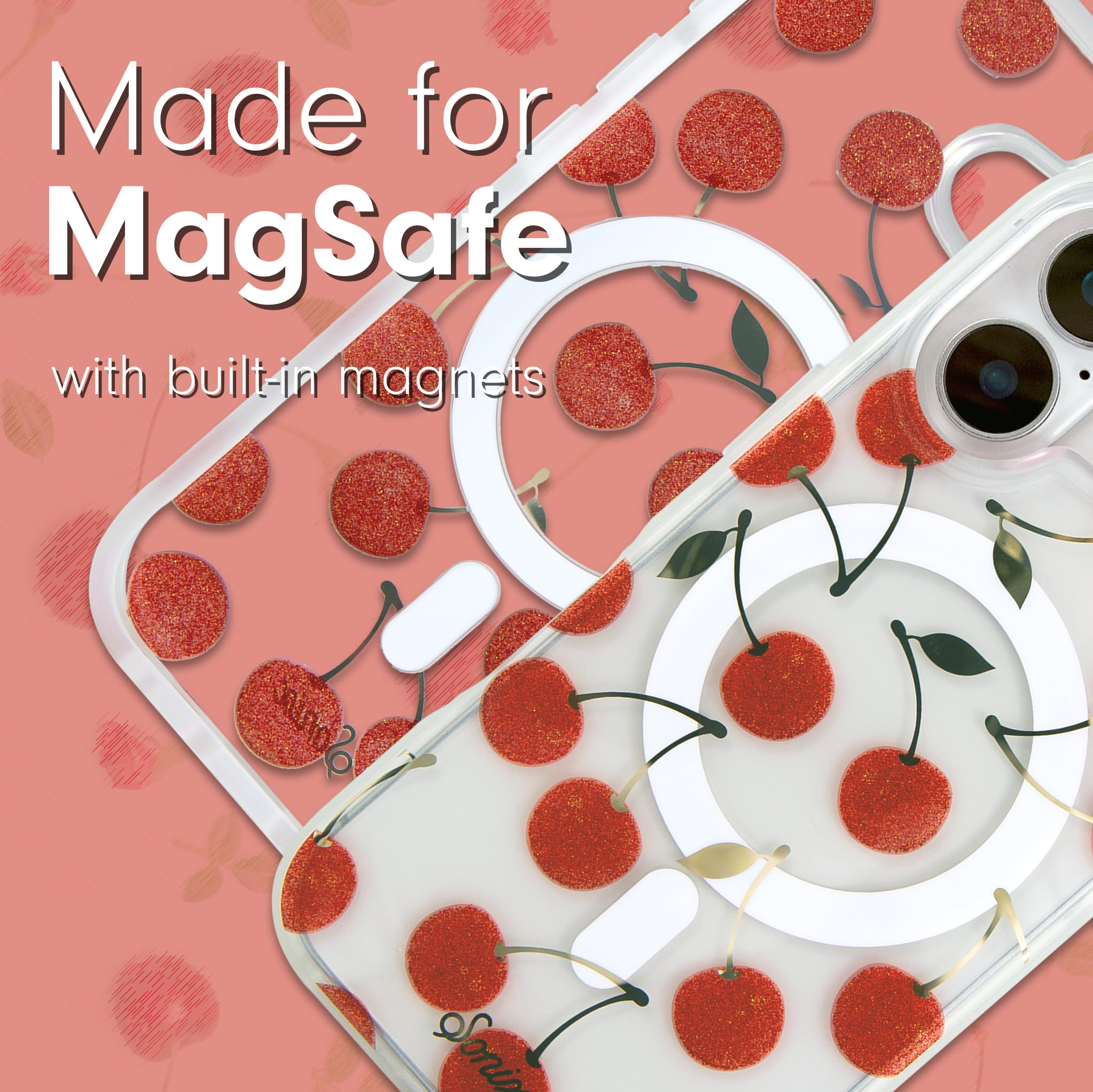 Sonix Case For Iphone 16 Plus | Compatible With Magsafe | 10Ft Drop Tested | Cherry On Top