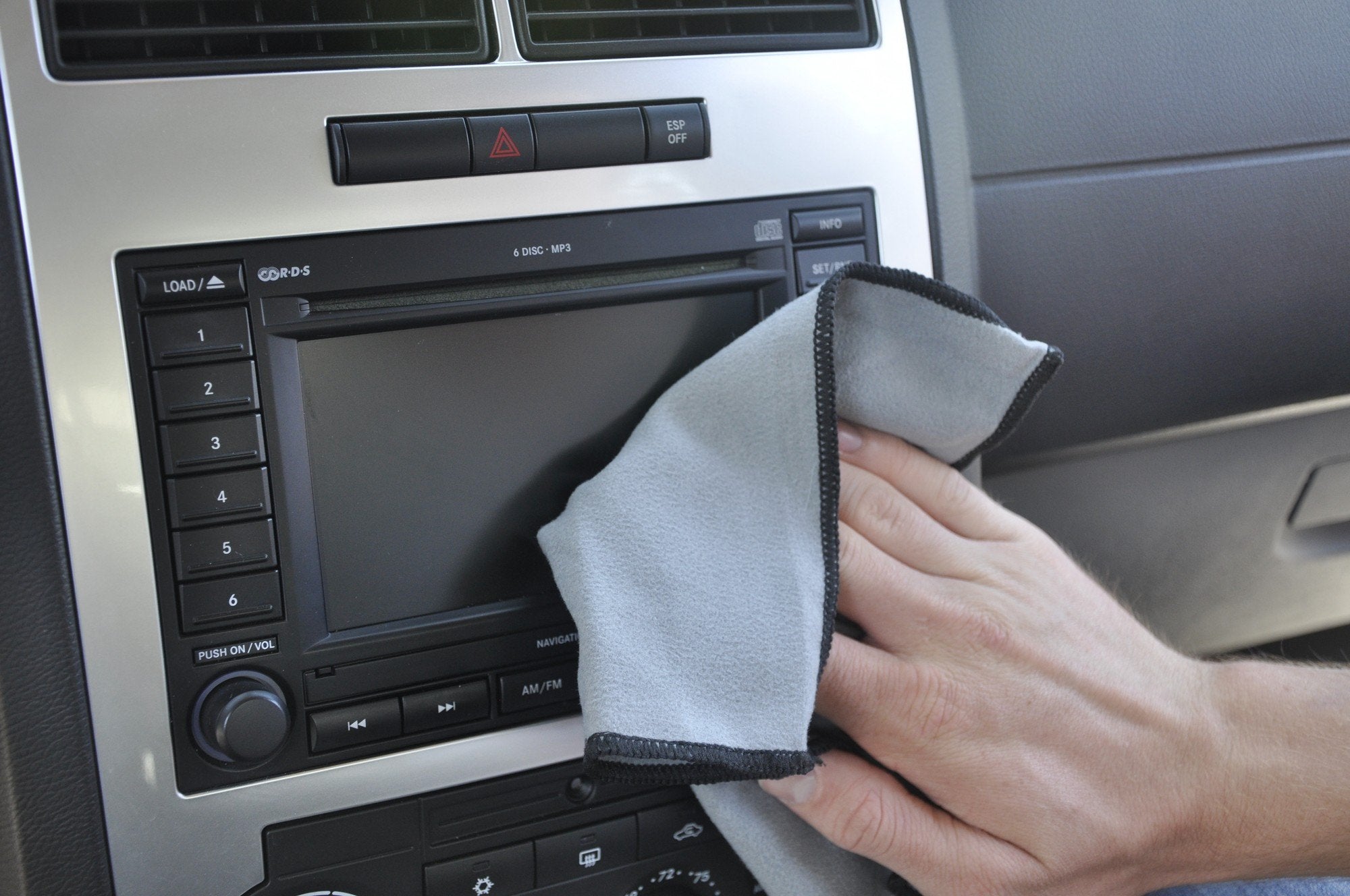 Eurow Microfiber Screen Cleaning Cloths For Electronics And Glasses, Gray, 2 Pack