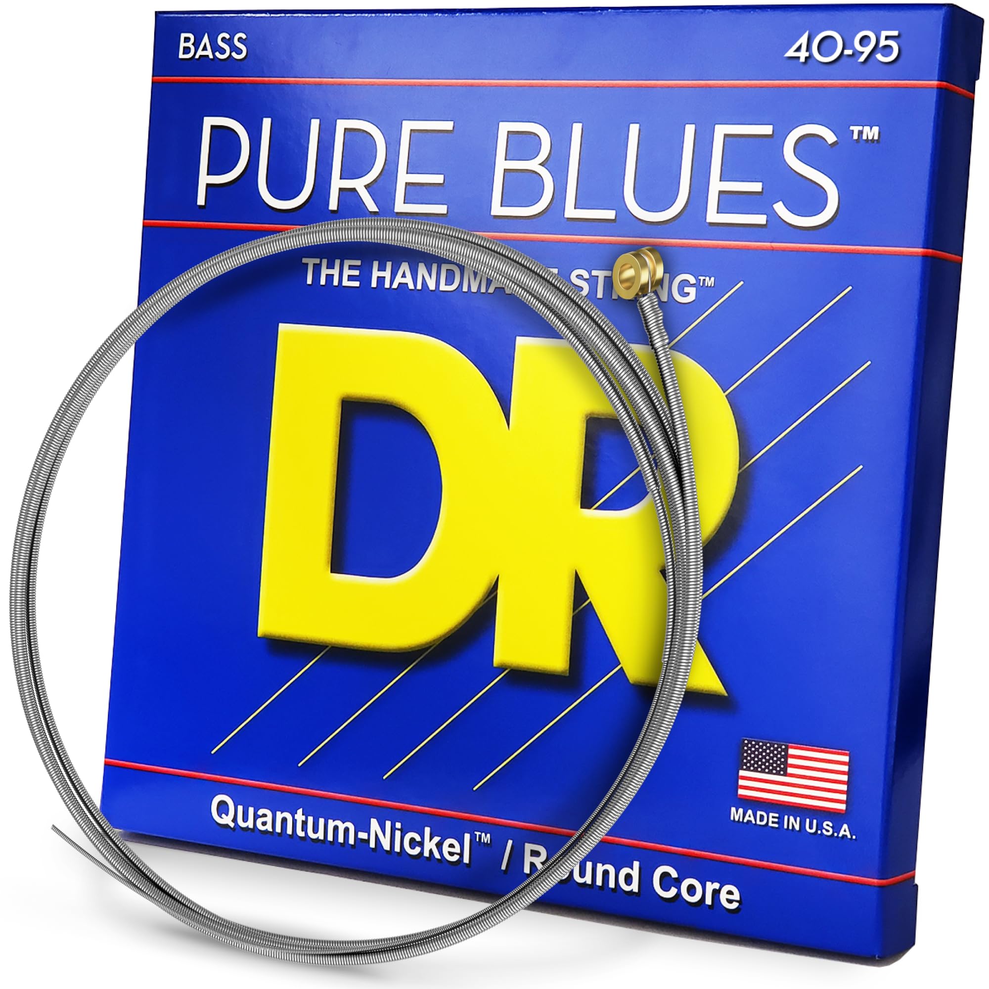 DR Strings Pure Blues Victor Wooten Signature 40-95 Bass Guitar Strings (PBVW-40)