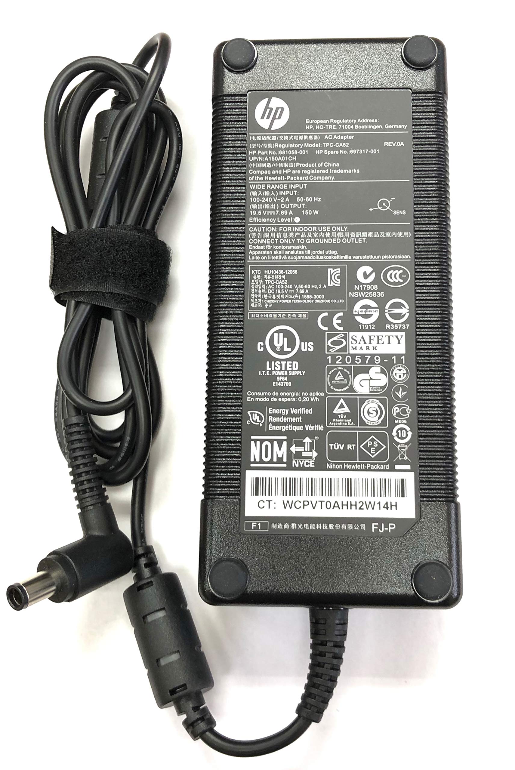 Hp 150W Ac Adapter Model:Tpc-Ca52 Hp:681058-001 Sp:697317-001