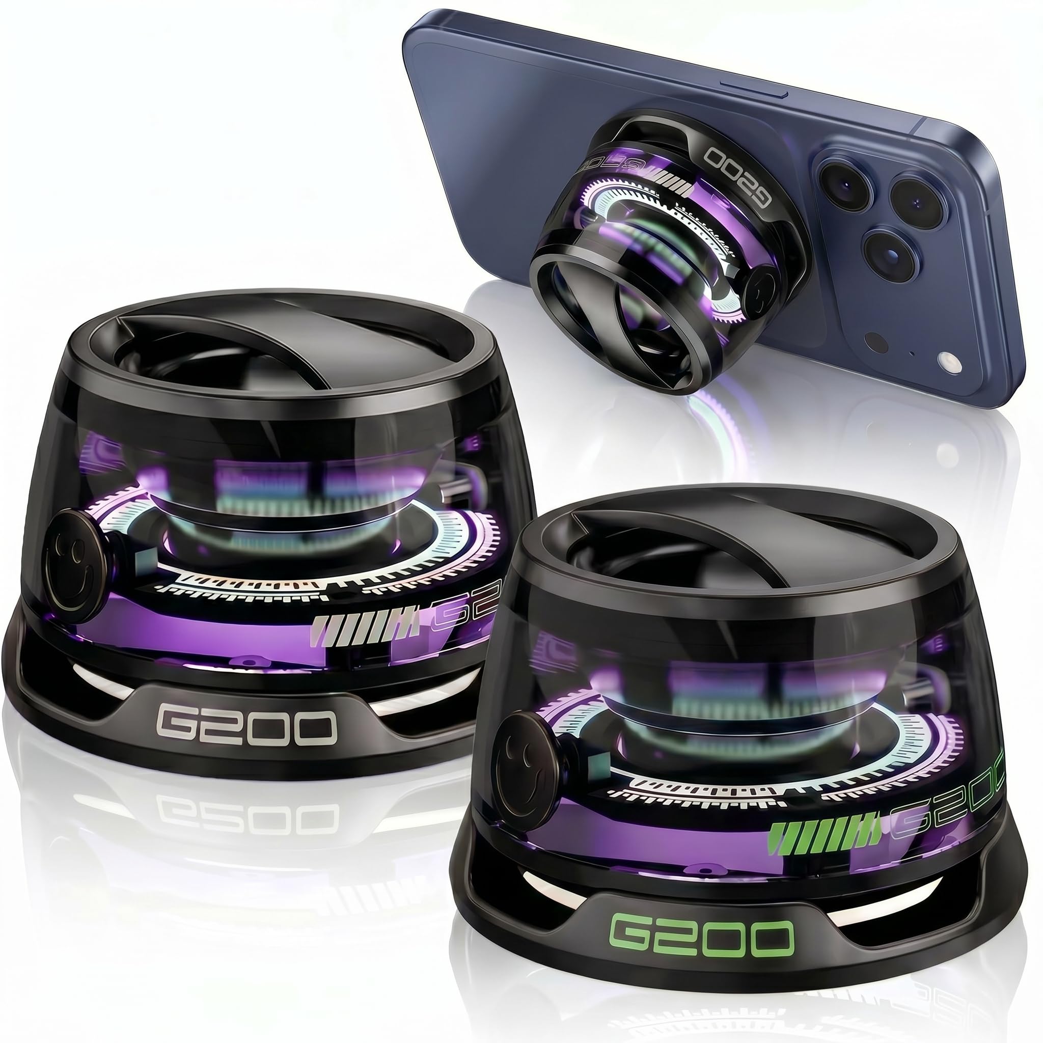 LENOLL G200 Magnetic Bluetooth Speaker Mini,9Core Magnet for Metal Surfaces