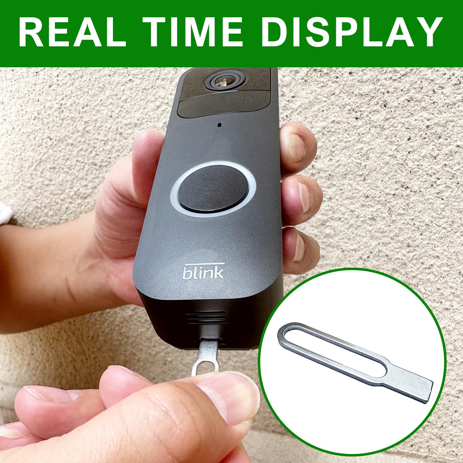 Aieted 4 Pack Blink Doorbell Key Replacement Tool,Blink Doorbell Opening Tool,Blink Doorbell Pin Tool,Compatible With Blink Vide