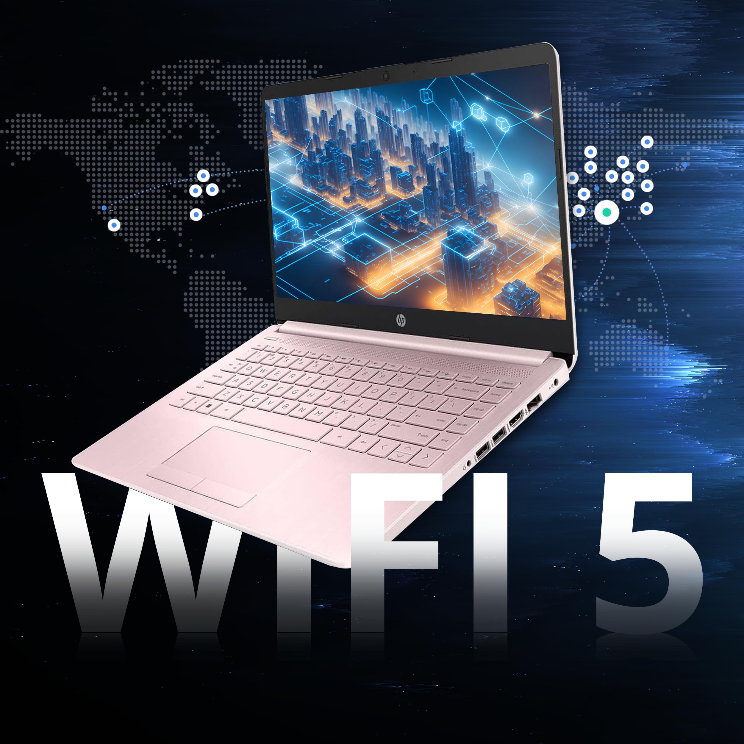 Hp Flagship 14'' Laptop With 1 Year Office 365 | 16Gb Ram | 1.22Tb Storage(64Gb Emmc & 160Gb Docking Station & 1Tb Cloud Storage