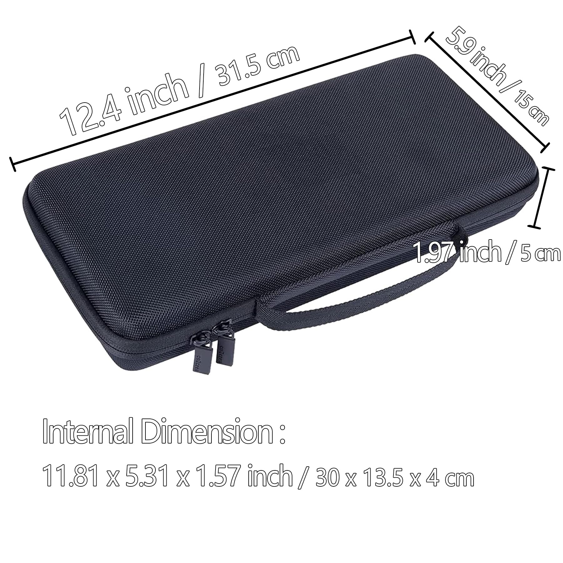 Co2Crea Hard Case Replacement For Logitech Mx Keys Mini Advanced Wireless Illuminated Keyboard