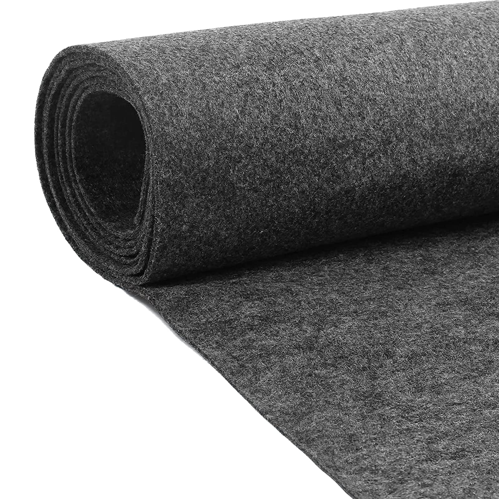 Modigt 40'' By 70'' Underfelt Carpet For Rv, Boat, Truck, Speaker Box, Door Liner, Desk (Mid Gray)