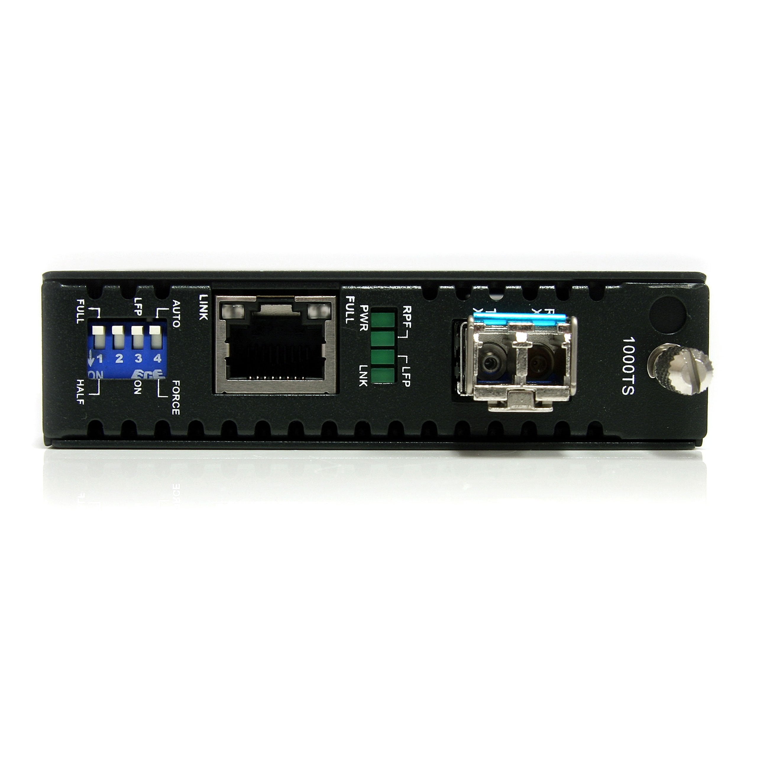 Startech.Com Single Mode (Sm) Lc Fiber Media Converter For 10/100/1000 Network   40Km   Gigabit Ethernet   1310Nm  With Sfp Tran