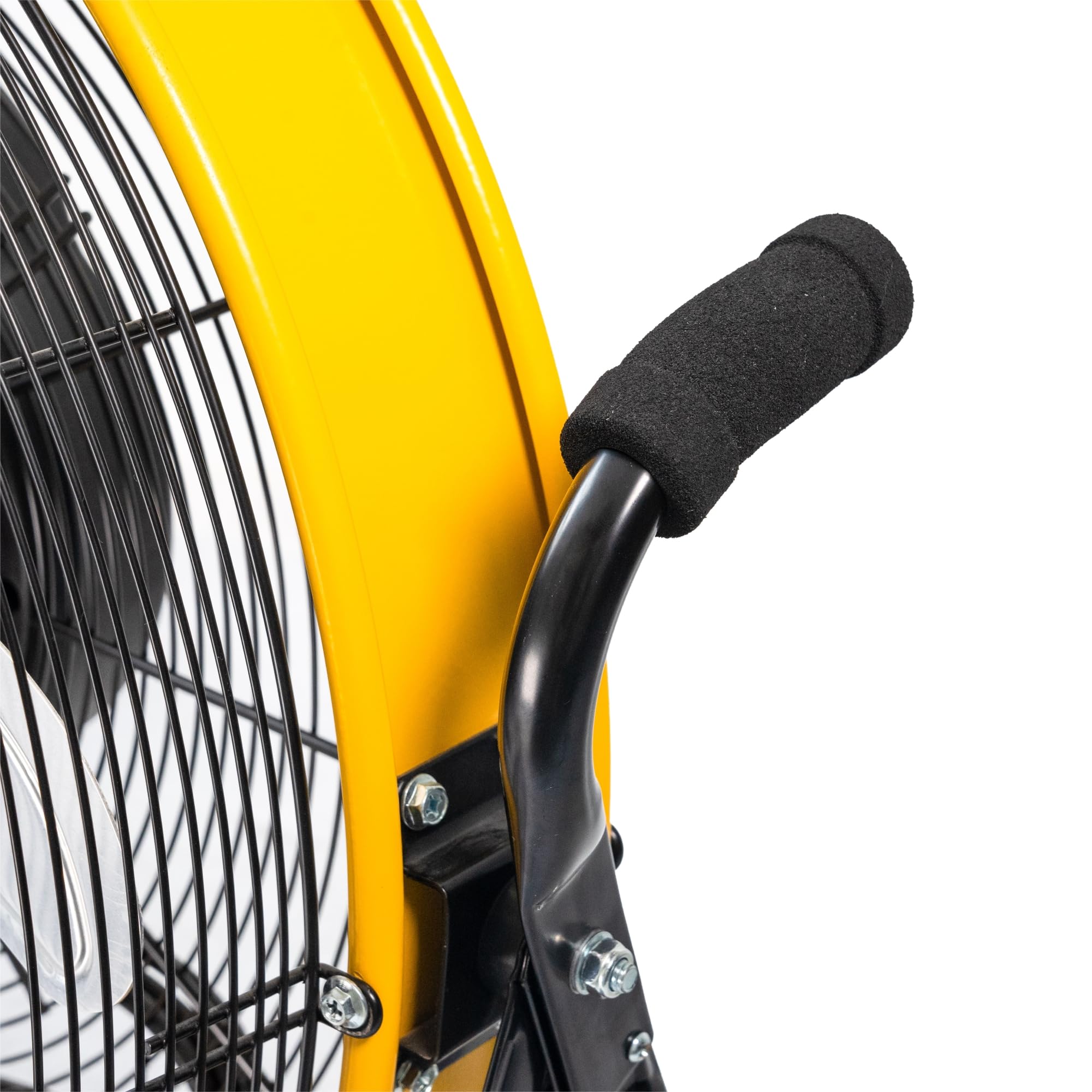 Iliving 24 Inch 3 Speed Orbital Internal Oscillating High Velocity Barrel Floor Fan For Office, Auto Shop, Garage, Workshop, War