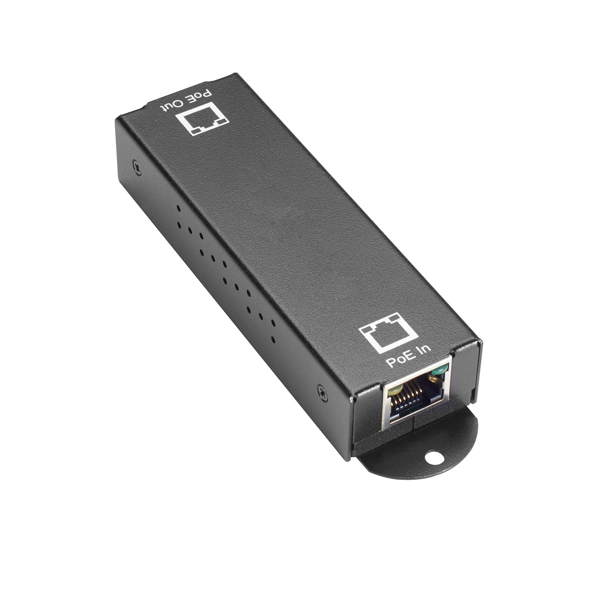 Black Box LPR1100 PoE+ Ethernet Repeater 1-Port 10/100/1000BASE-T ...