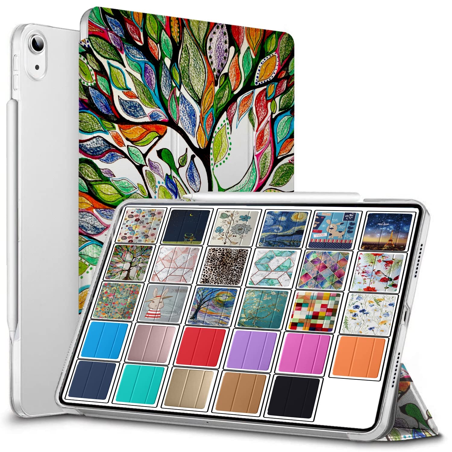 Durasafe Cases For Ipad Pro 11 Inch 1 Gen 2018 [ Pro 11 1St ] A1980 A1934 Printed Slim Lightweight Protective Pc Dual Angle Stan