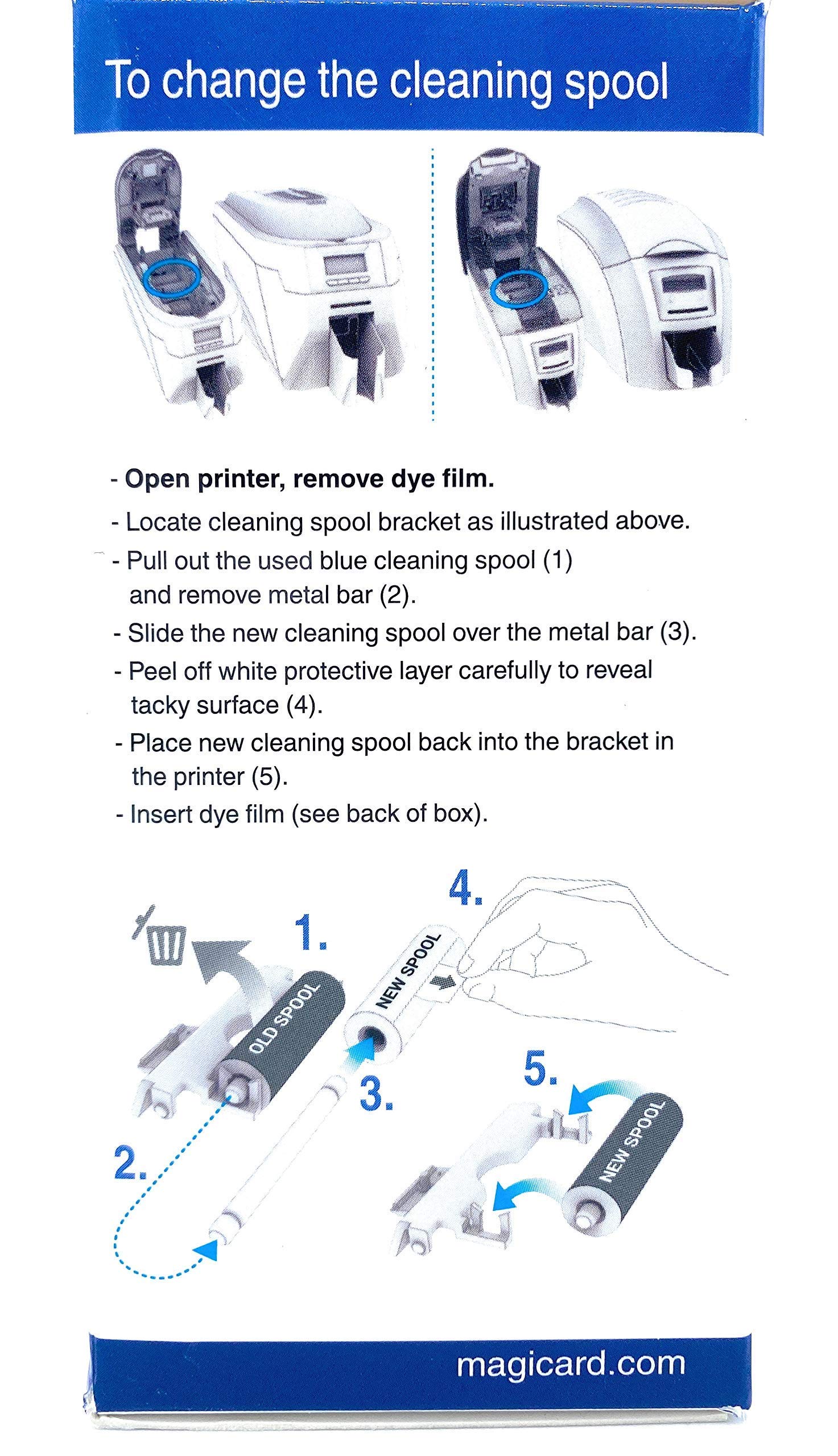 Magicard Ma300Ymcko Color Ribbon Kit (Ymcko, 300 Prints) For Enduro, Rio Pro, And Pronto Series Card Printers Straight From Manu