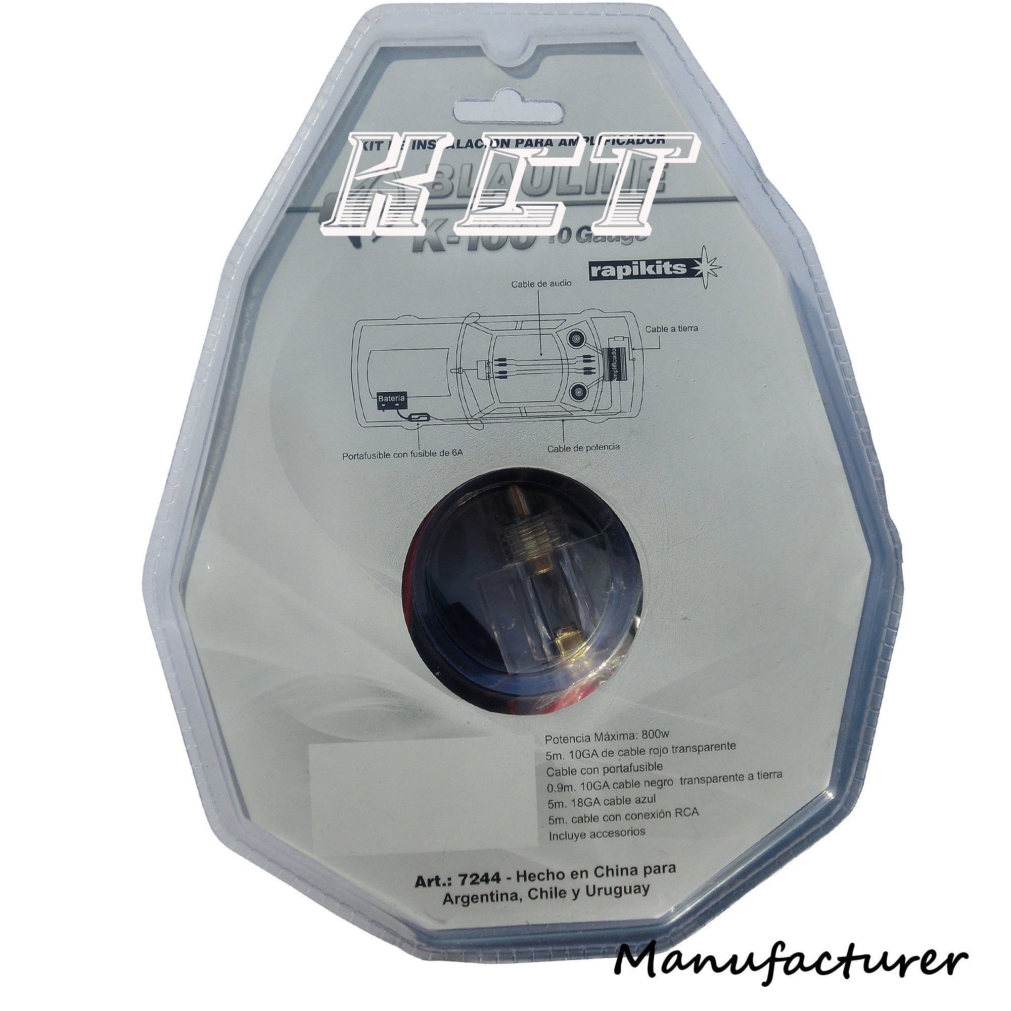 10 Gauge Amp Kit Amplifier Install Wiring Complete 10 Ga Installation Cables 600W