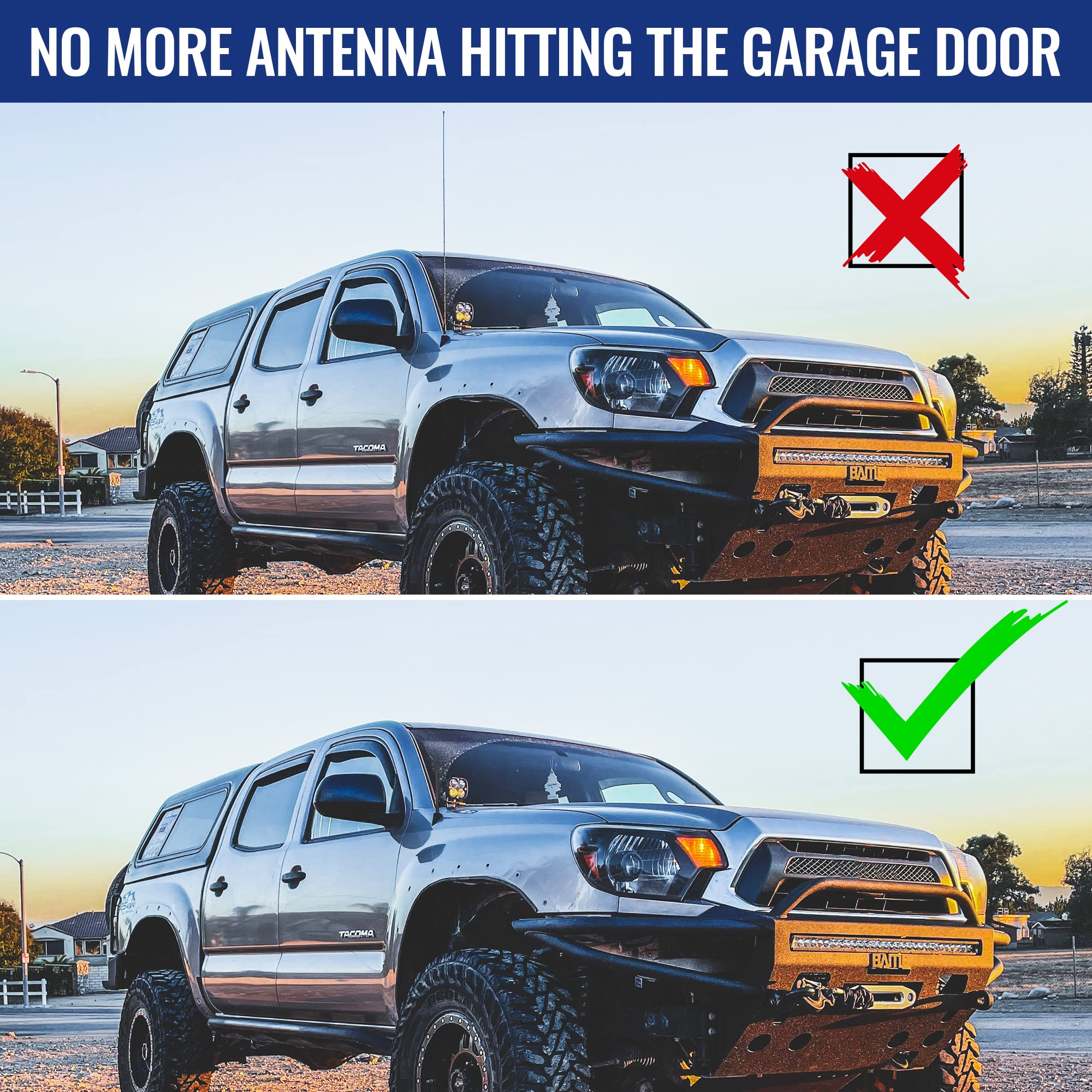 Ksaauto Short Antenna For Toyota Tundra 2000 2021 Toyota Tacoma 1995 2015, Toyota Tundra Accessories,Toyota Truck Antenna Replac