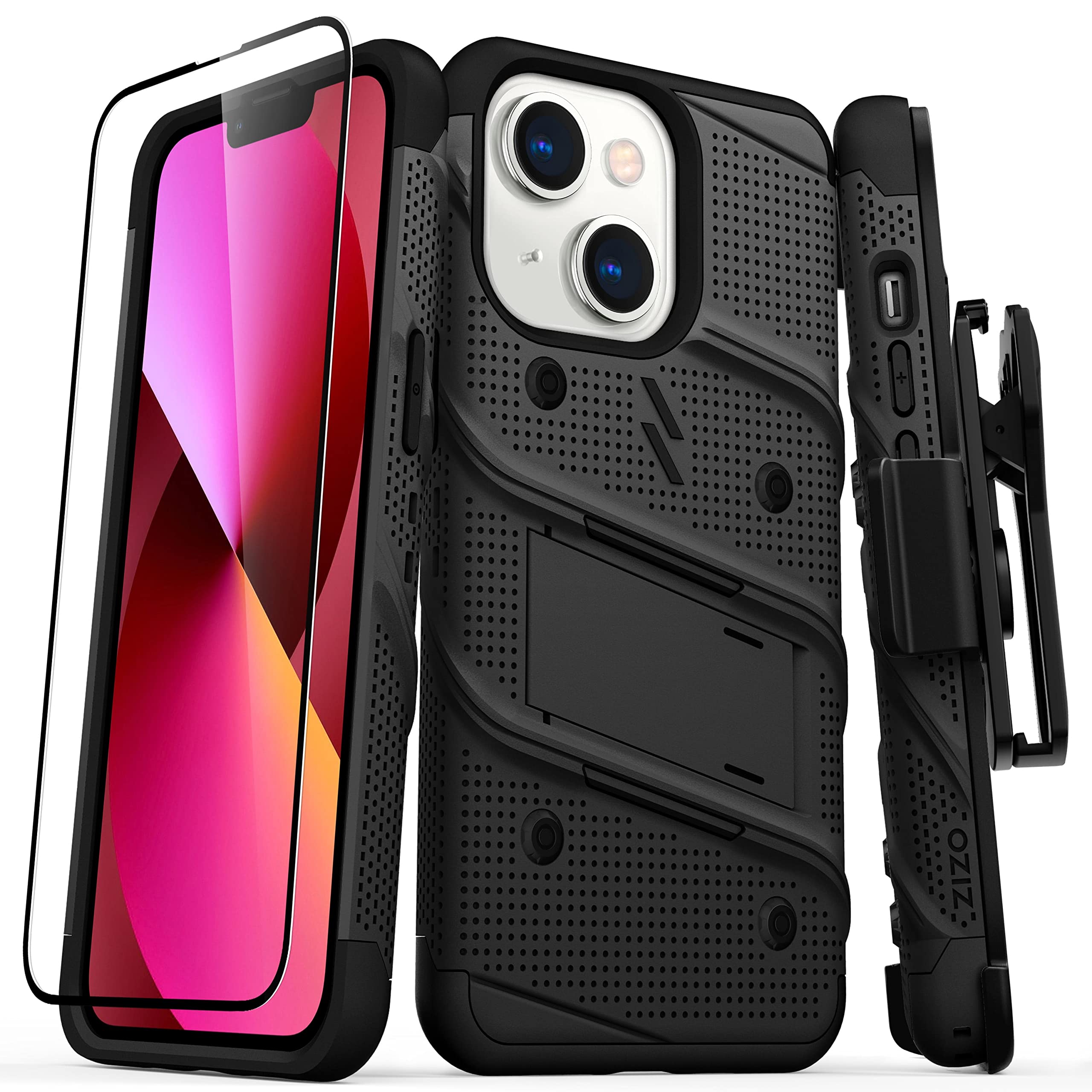 ZIZO Bolt Bundle iPhone 13 Case - Black