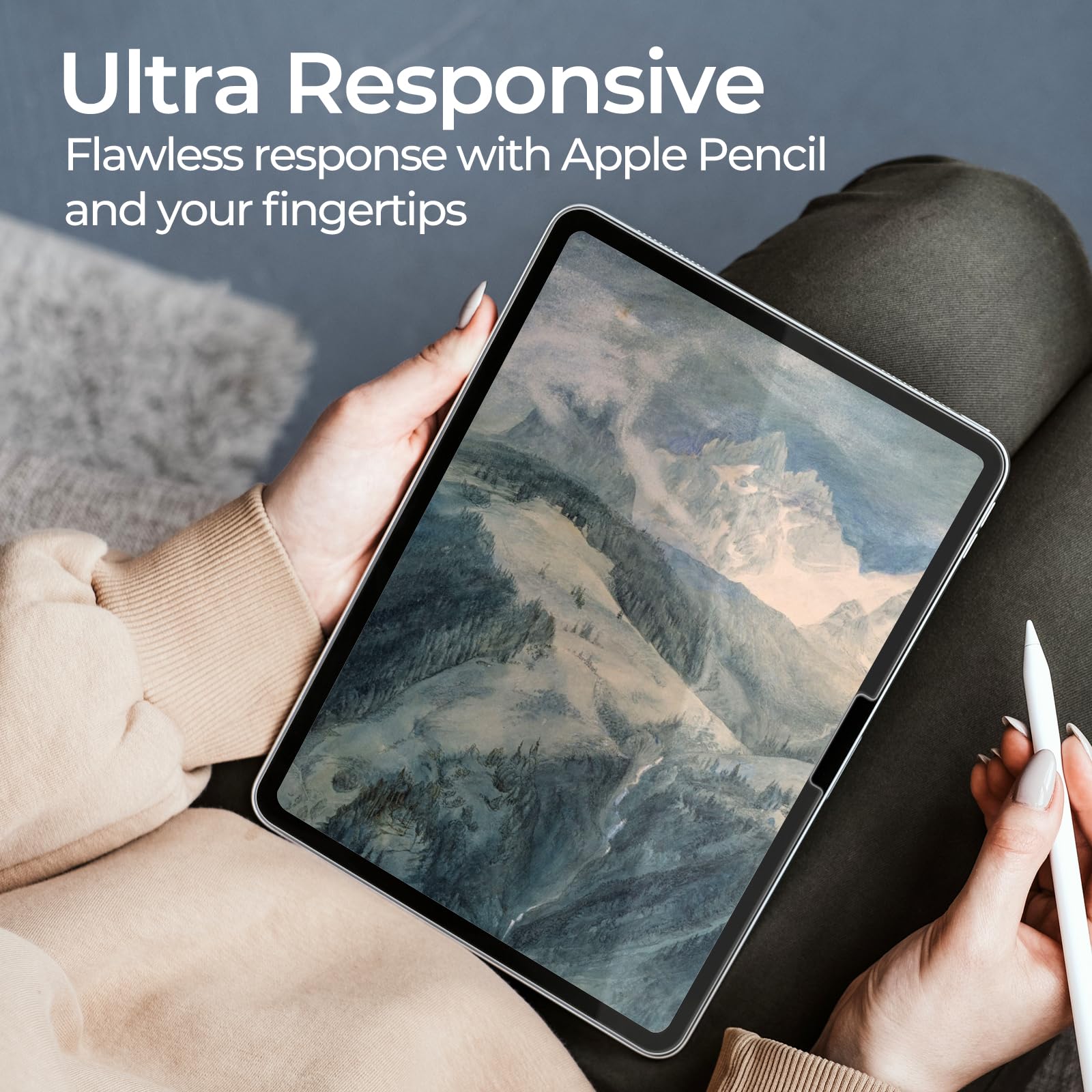 Armorsuit 2 Pack For Ipad Pro 13 Inch Screen Protector (2024 Release) Tempered Glass 9H+ Hd Clear Face Id, Apple Pencil Compatib