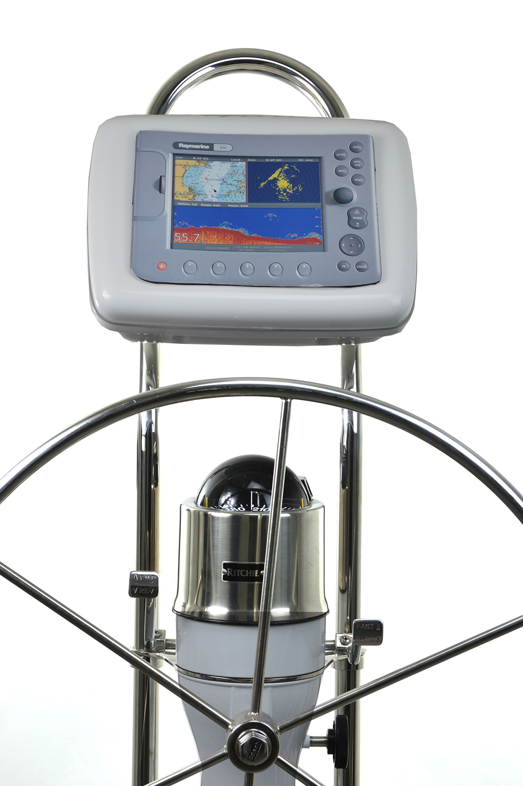 Navpod Gp1051 Sailpod Precut F/Raymarine C80, E80 & Simrad Nse8 F/ 9.5'' Pedestal Guard,WBEEAB000K2IIUM