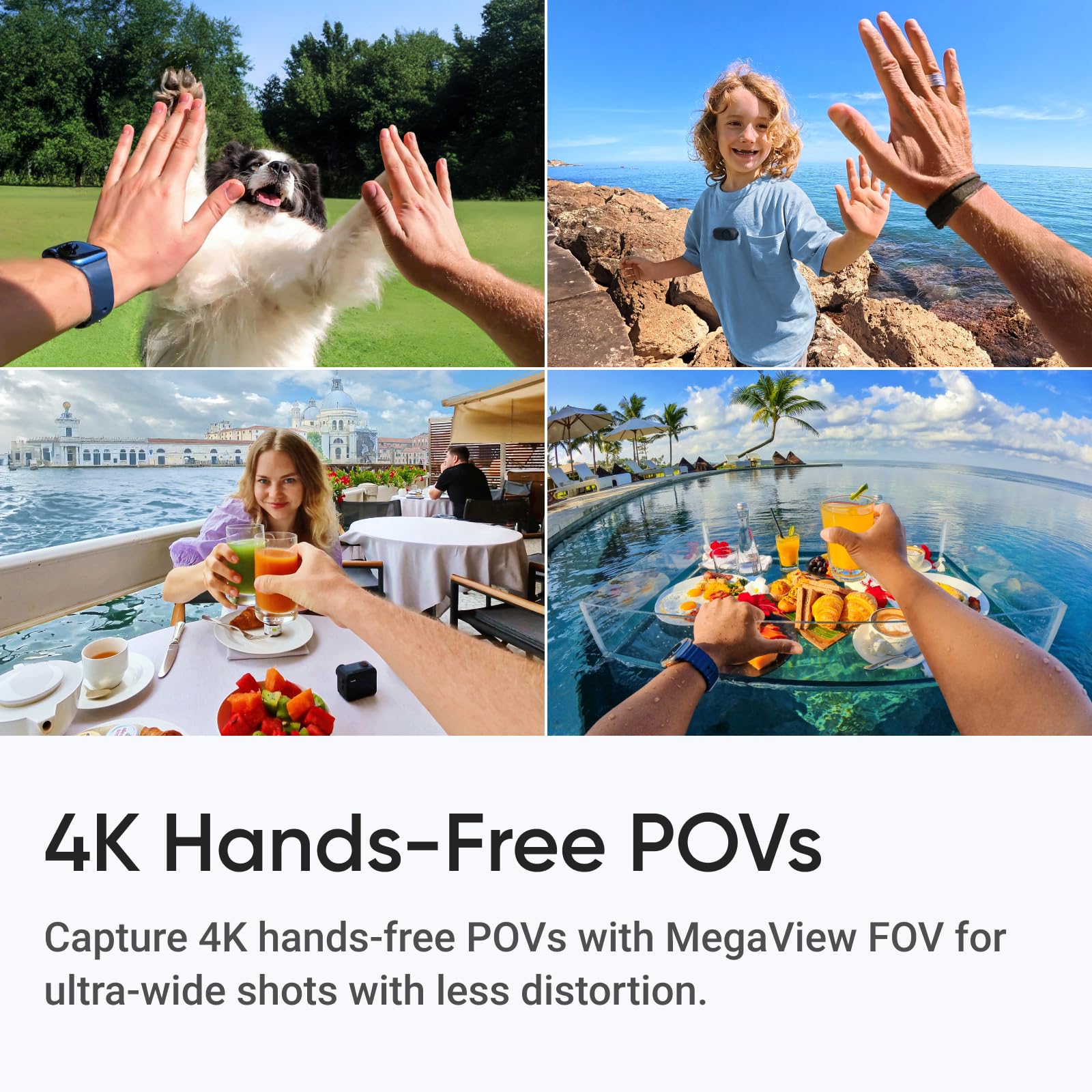 Insta360 Go 3S   128 Gb Black 4K Tiny Portable Vlogging Camera, Hands Free Povs, Mount Anywhere, Stabilization, 140 Min Battery