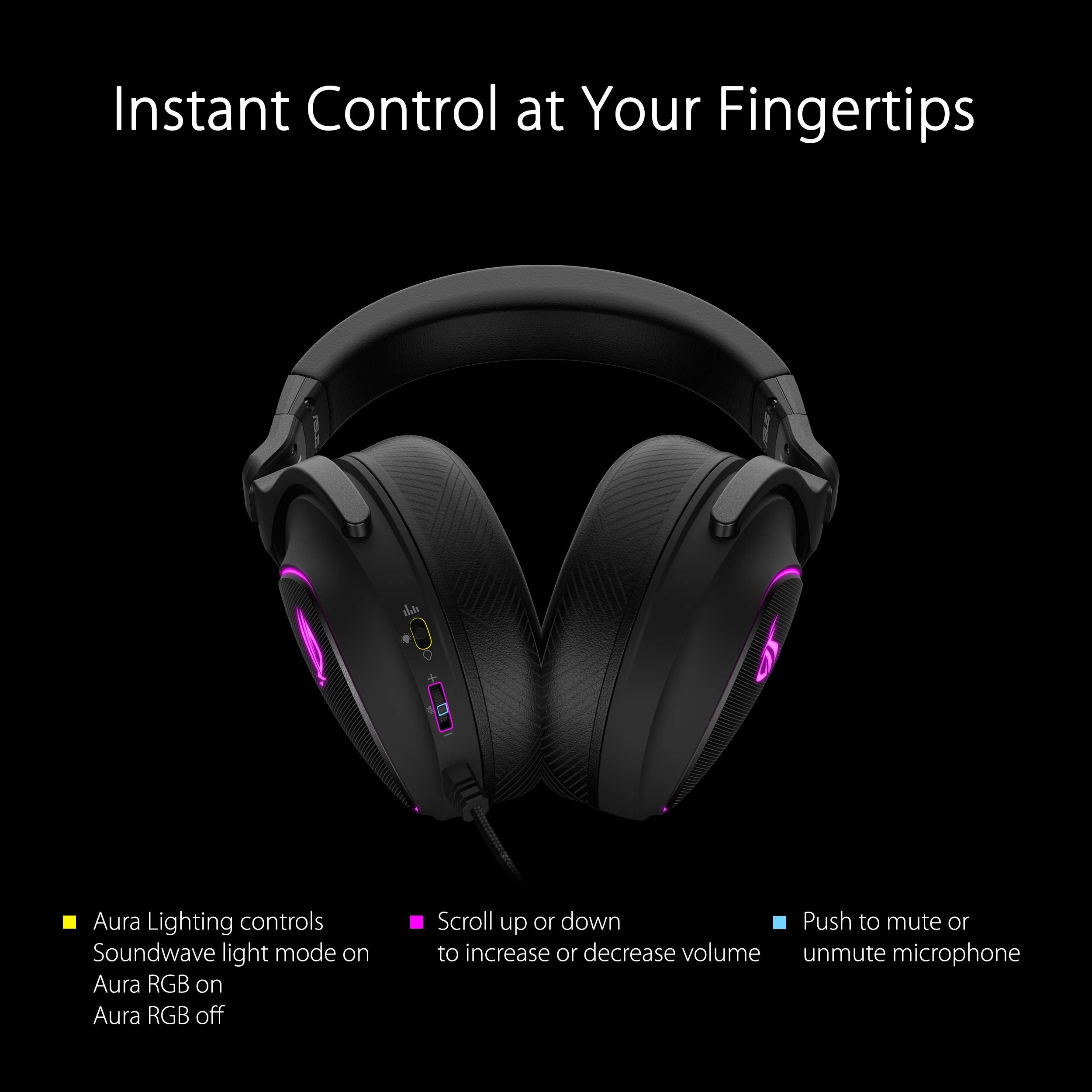 Asus Rog Delta S Gaming Headset With Usb C | Ai Powered Noise Canceling Microphone | Over Ear Headphones For Pc, Mac, Nintendo S