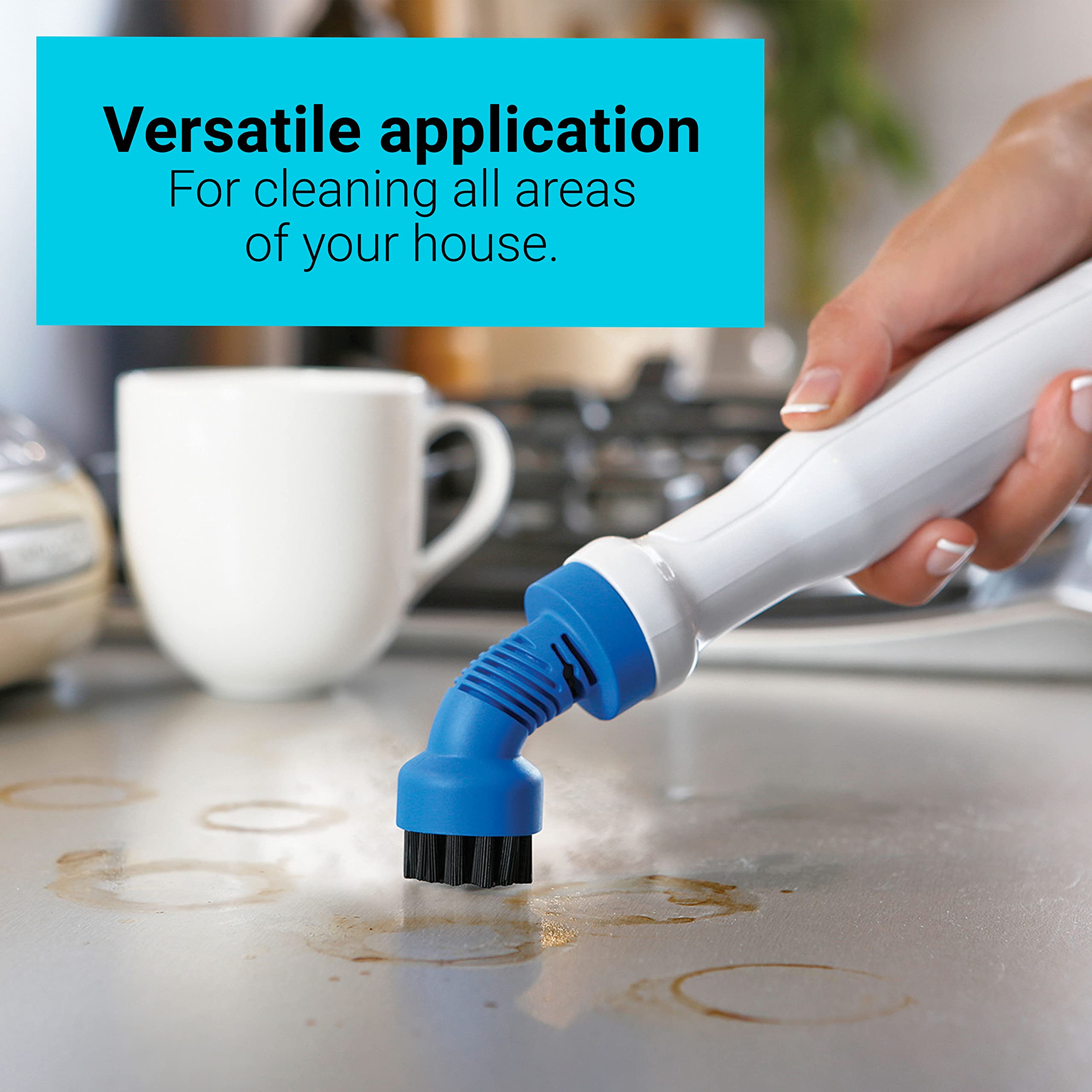 Black+Decker Steam Mop And Portable Steamer, 5 In 1, Corded (Hsmc1321)