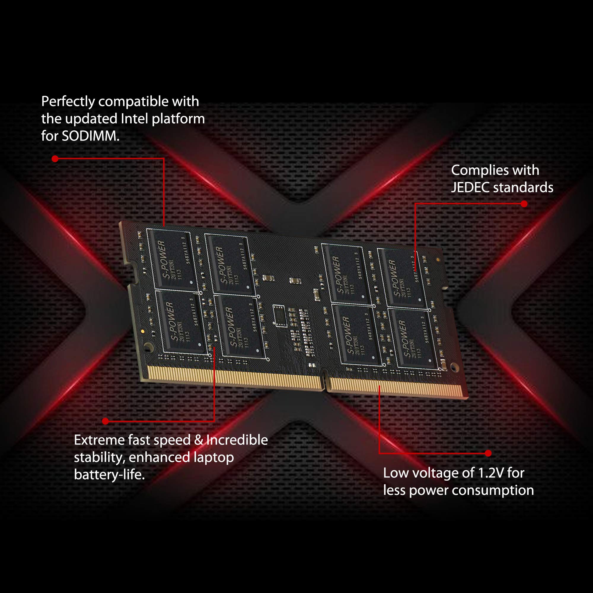 Silicon Power Ddr4 16Gb (2X8Gb) 3200Mhz (Pc4 25600) Cl22 Sodimm 260 Pin 1.2V Non Ecc Laptop Ram Notebook Computer Memory Su016Gb