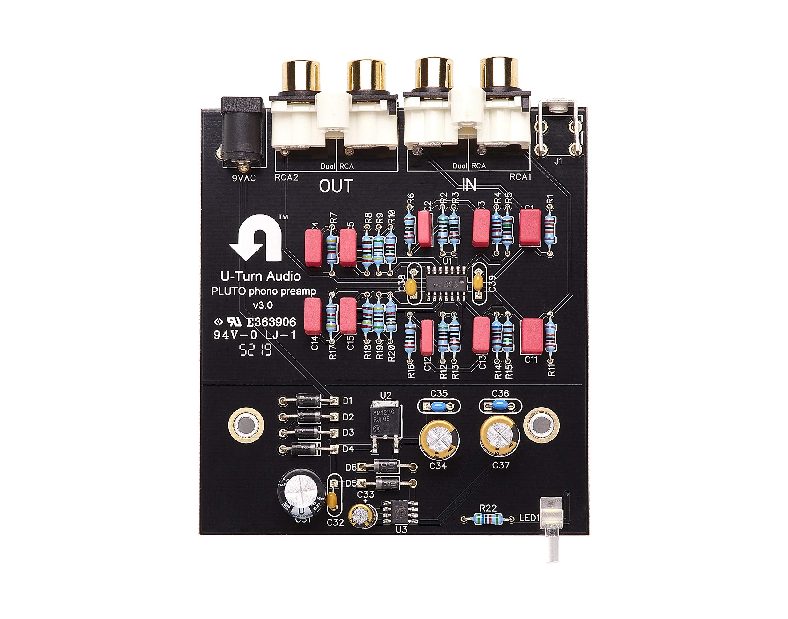 U Turn Audio   Pluto 2 Phono Preamp (Black Aluminum)