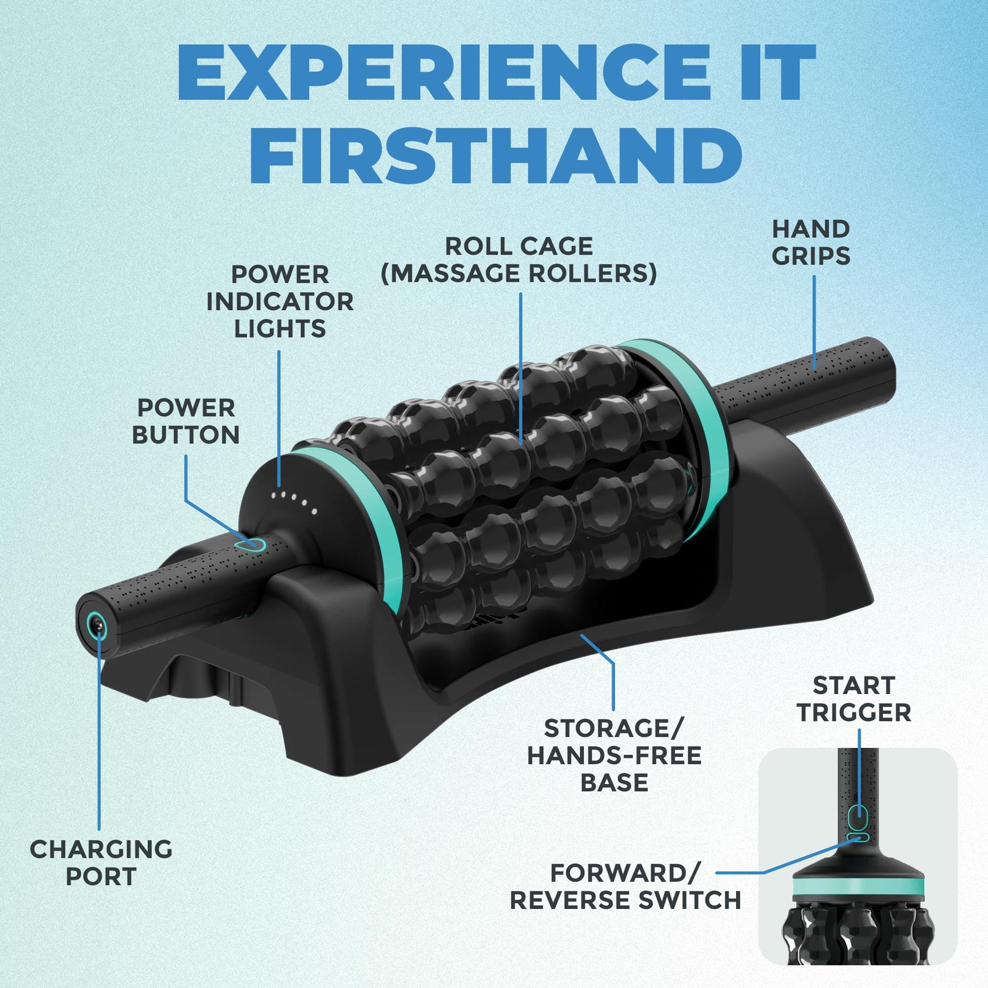 Chirp Rpm Rolling Percussive Massager, Percussive Therapy, Whole Body Relief, Deep Tissue And Muscle Recovery, Percussion Massag